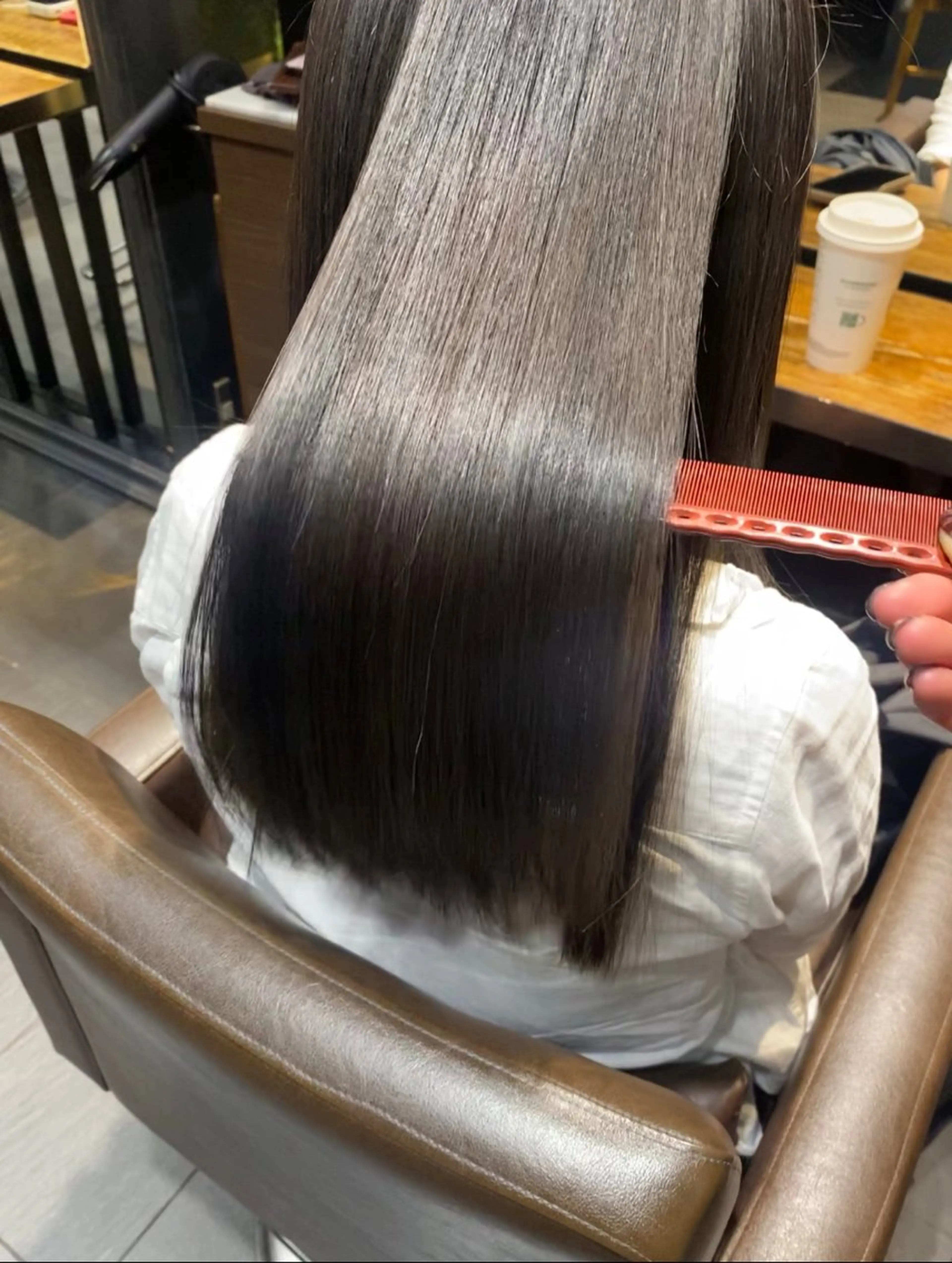 ⭐️髪質整形級のツヤ⭐️髪質改善メテオカラー＋カットの写真