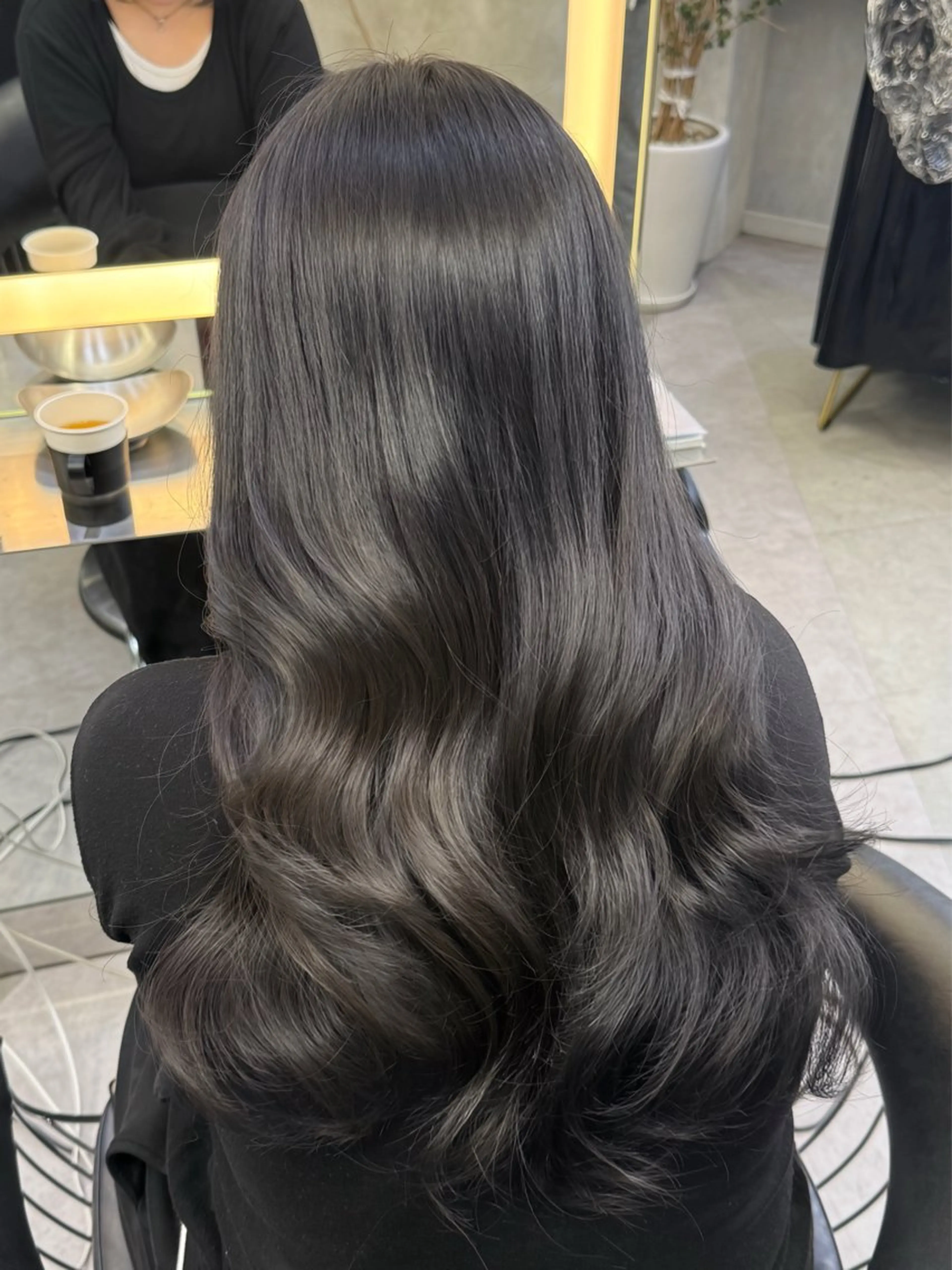 ロング カラー カット ヘアカラー トリートメント 韓国レイヤー× 艶髪 池袋/ハナ🌷のヘアスタイル