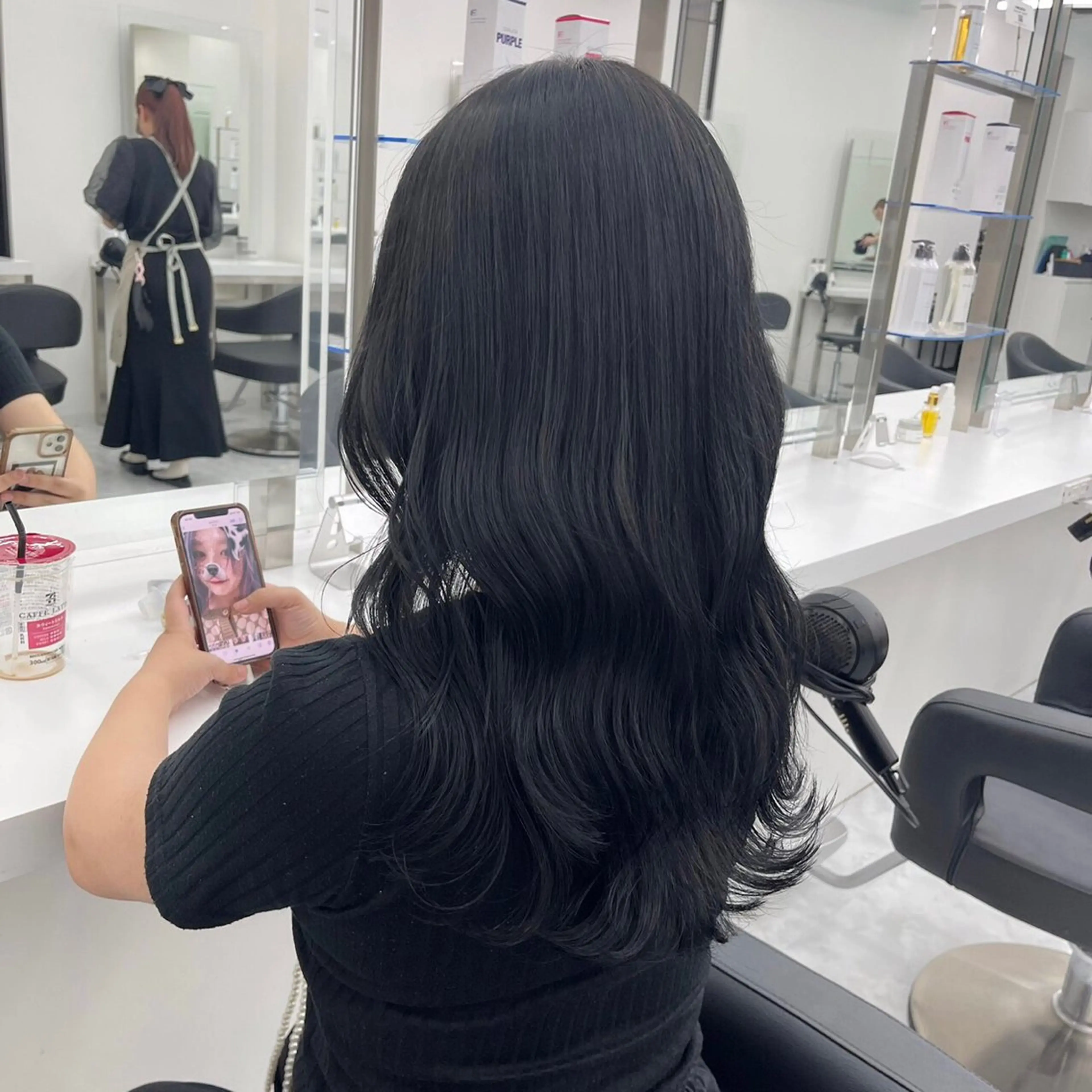 セミロング カラー ヘアアレンジ 🪞THEATER 表参道店🩰のヘアスタイル