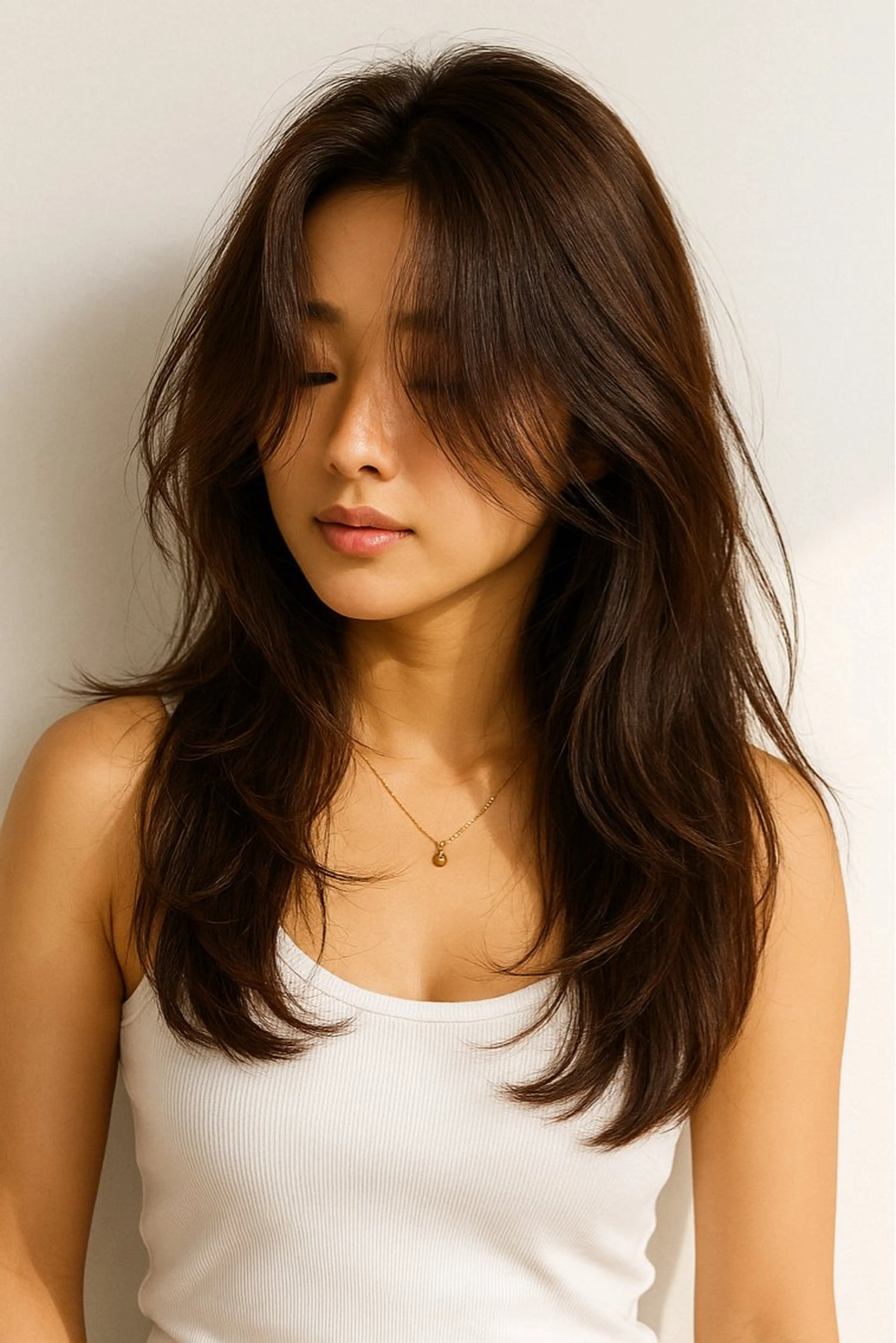 ミディアム Still所属・タニ ユウのヘアスタイル