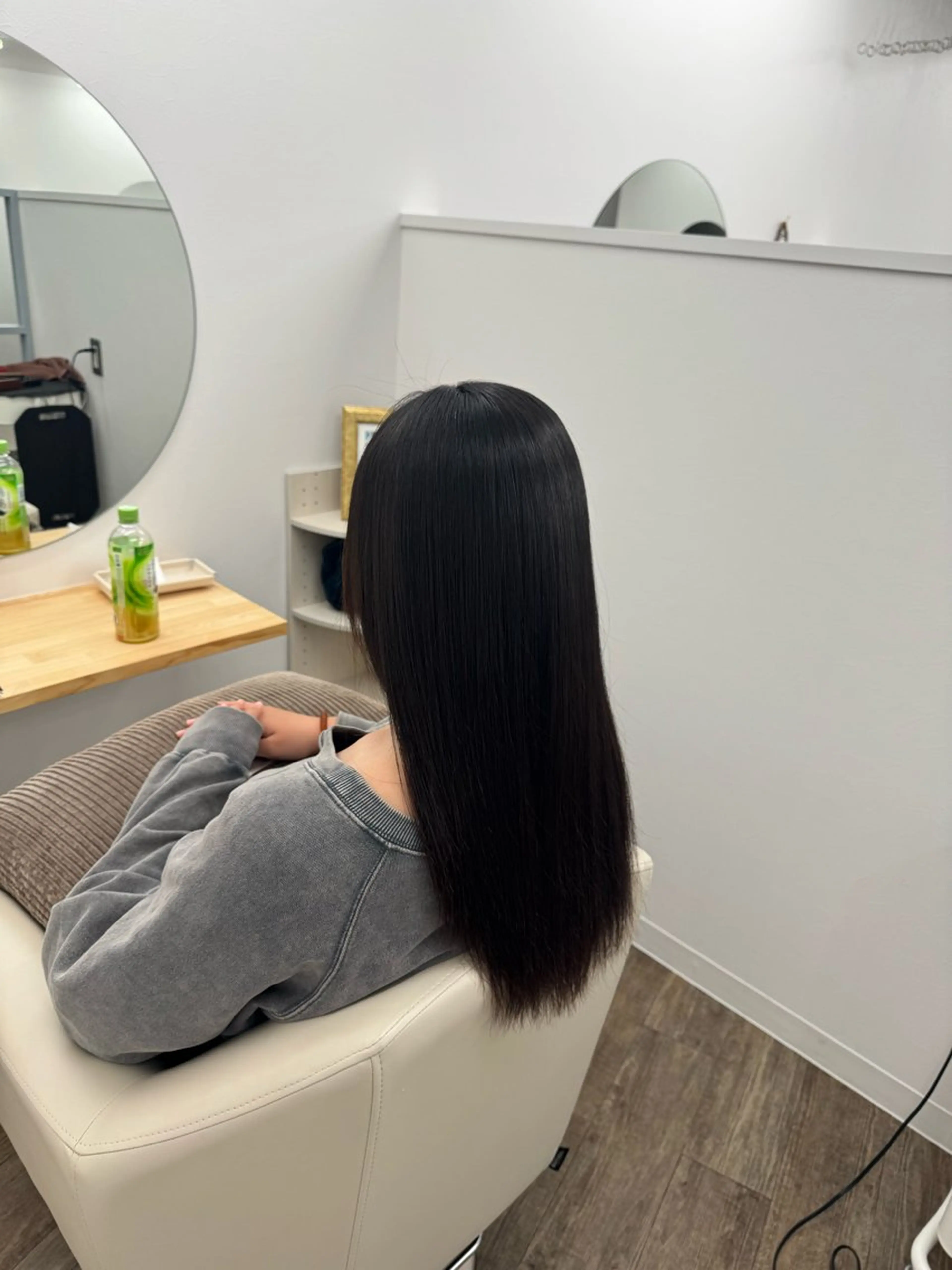 縮毛矯正の写真