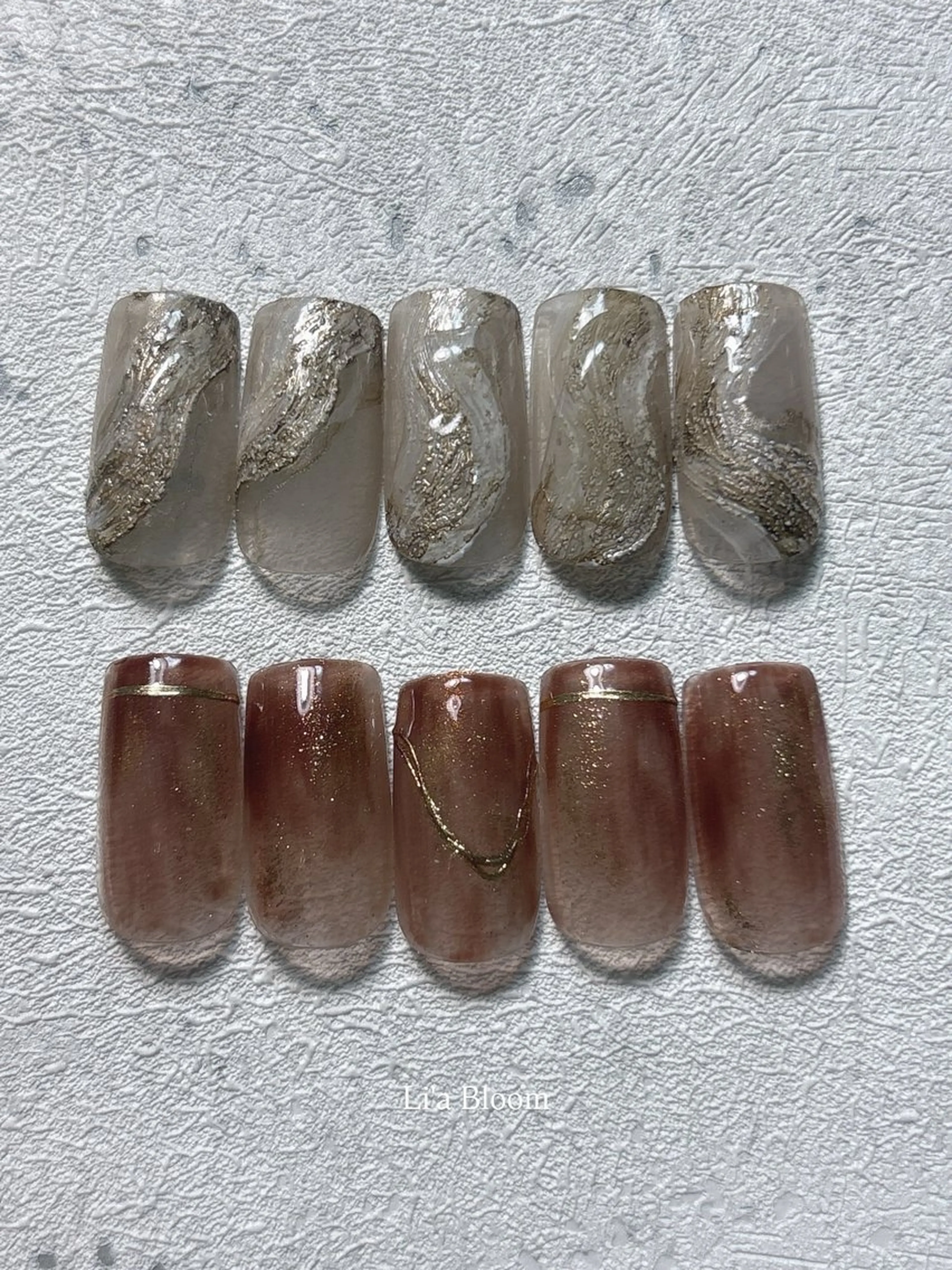 ネイル ハンドネイル Li'a Bloom所属・🦋🤍 madoka🤍のネイルデザイン