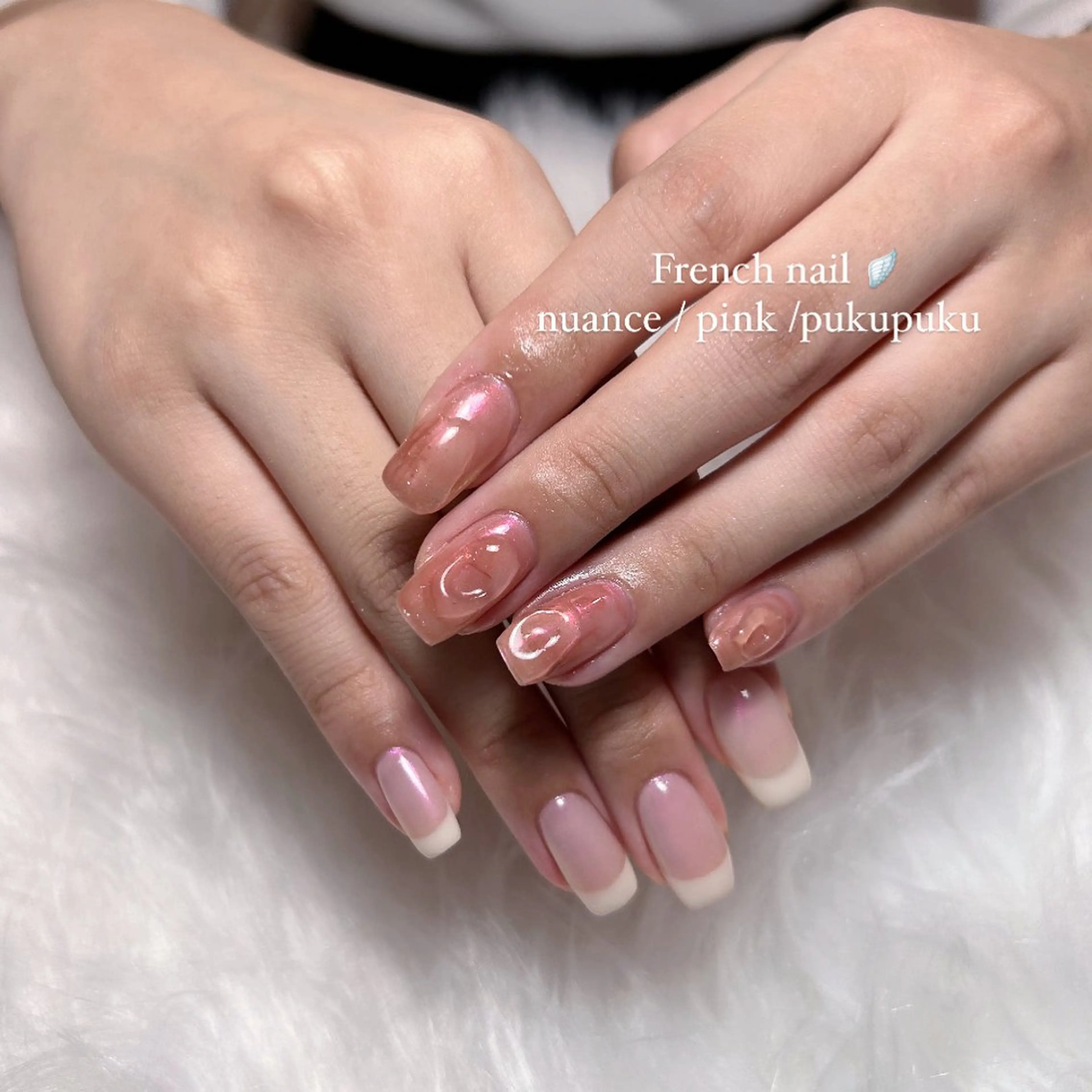 ネイル フレンチネイル ニュアンスネイル Uni. ___nailのネイルデザイン