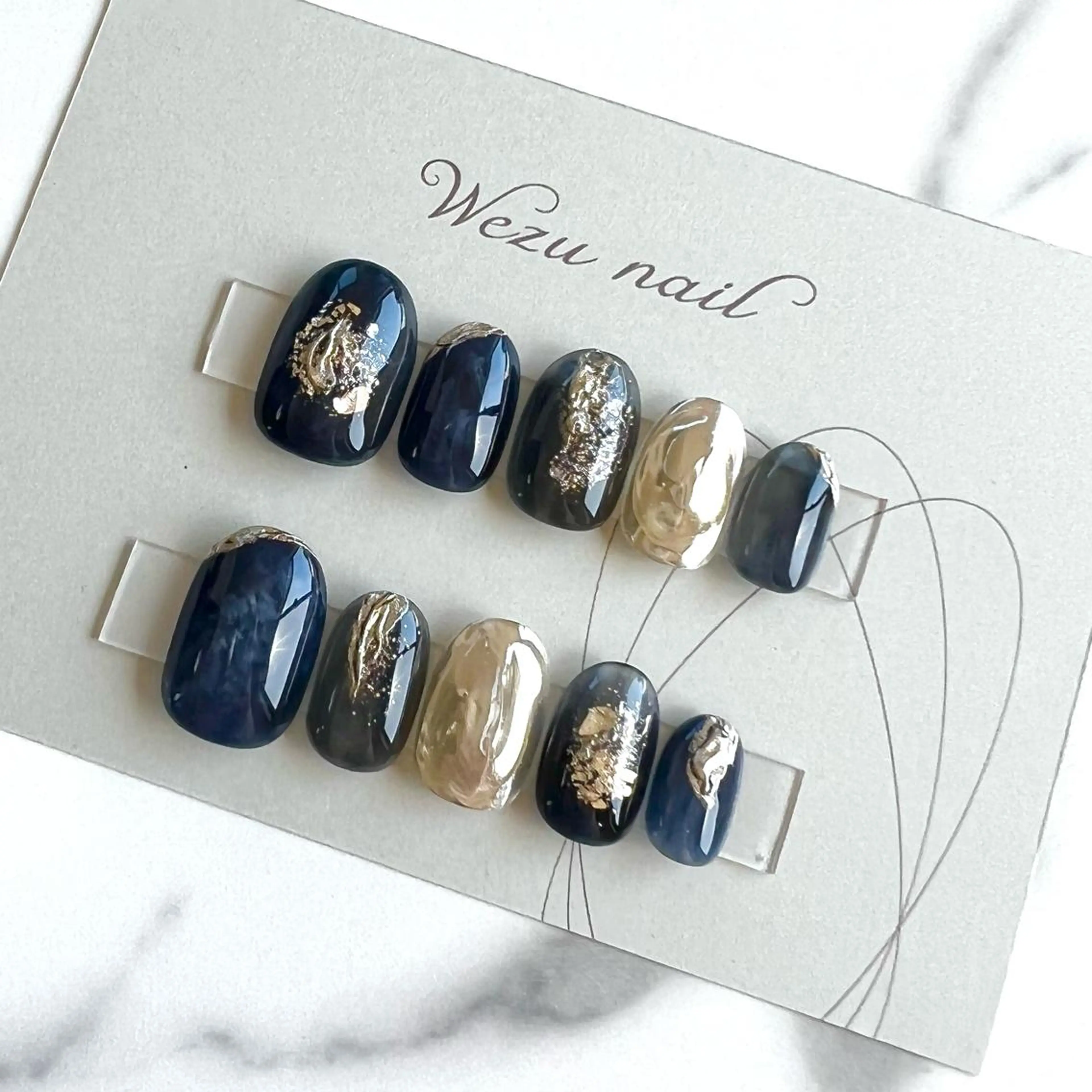 ネイル ネイルチップ WEZU NAILのネイルデザイン