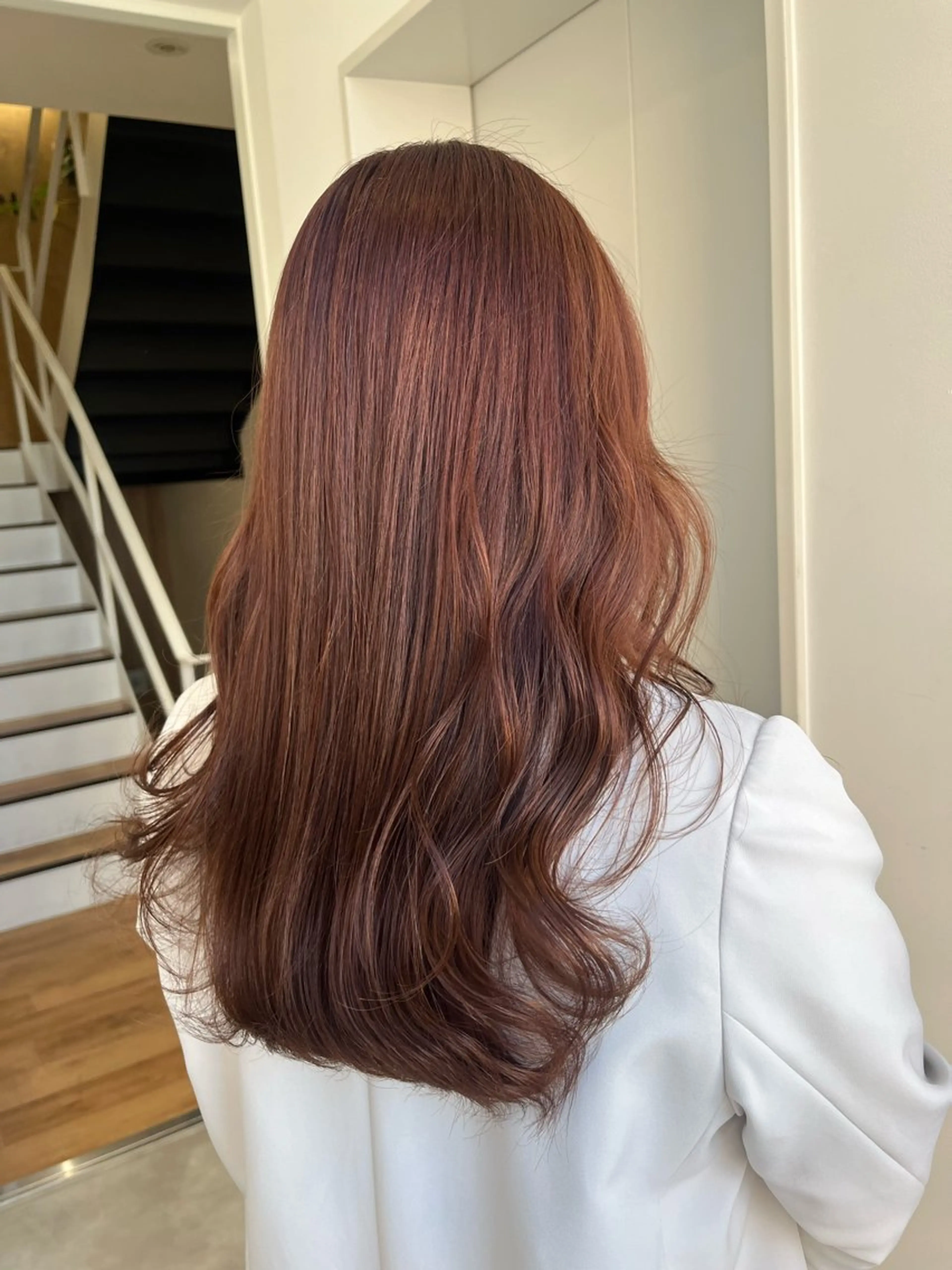 セミロング カラー ブラウンカラー ヘアカラー 暖色カラー/似合わせ カット/名古屋/辻のヘアスタイル