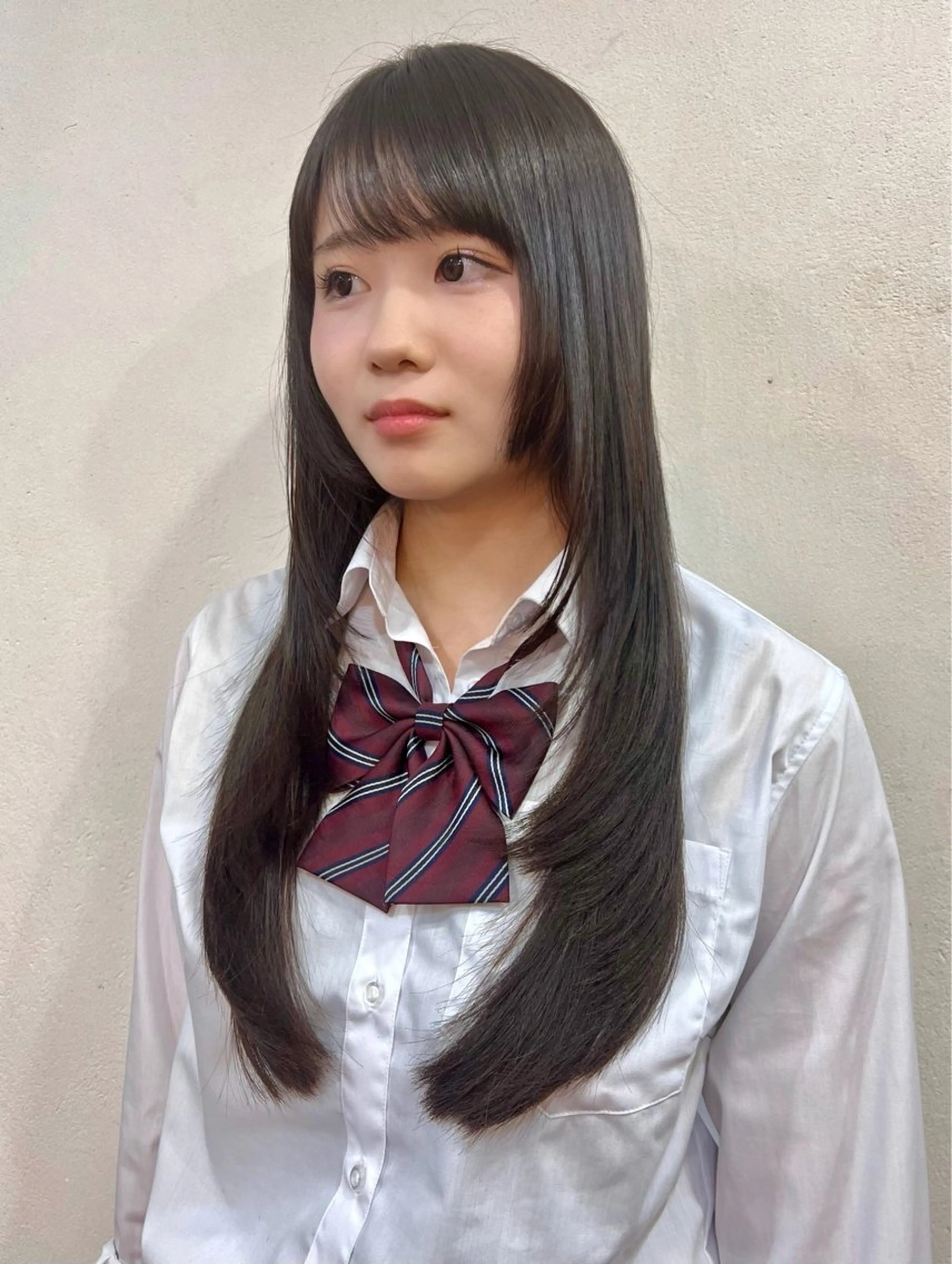 ロング ハイレイヤー レイヤーカット 韓国ヘア 🎀華澄のヘアスタイル