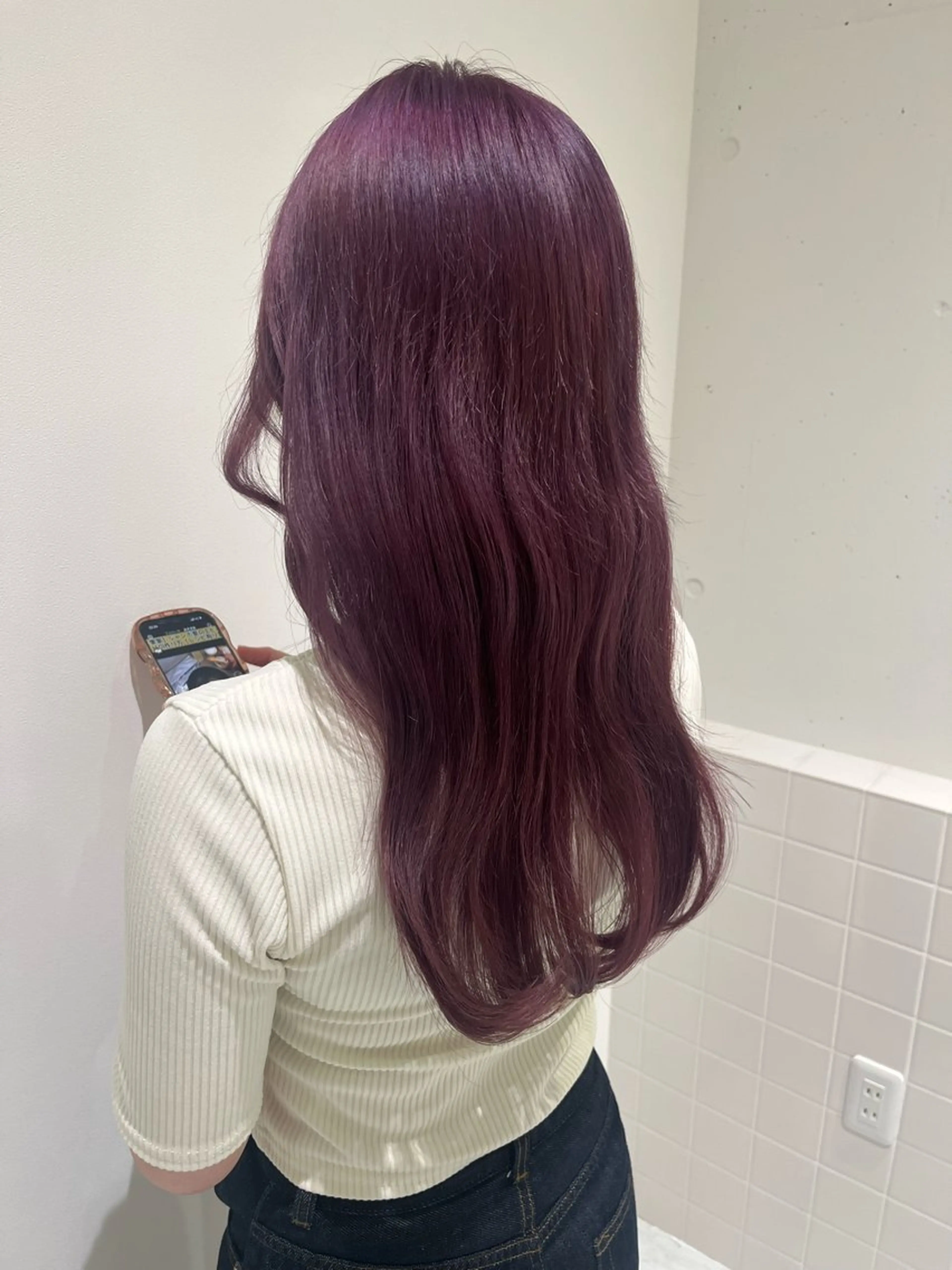 ロング カラー loulou所属・透明感カラー 💎飯塚ゆうきのヘアスタイル