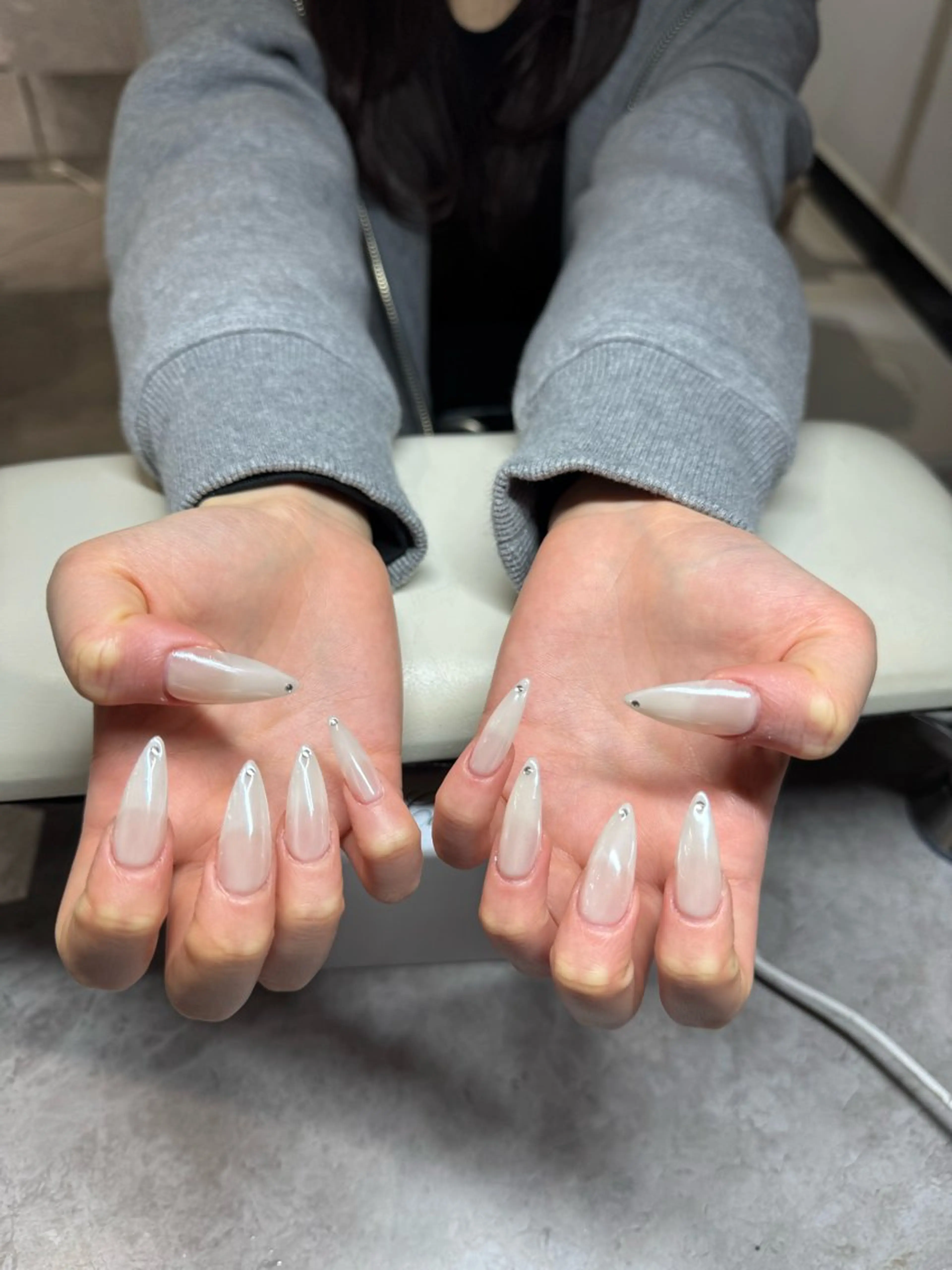 ネイル ミラーネイル ハンドネイル IROHA NAIL 北村菜帆のネイルデザイン