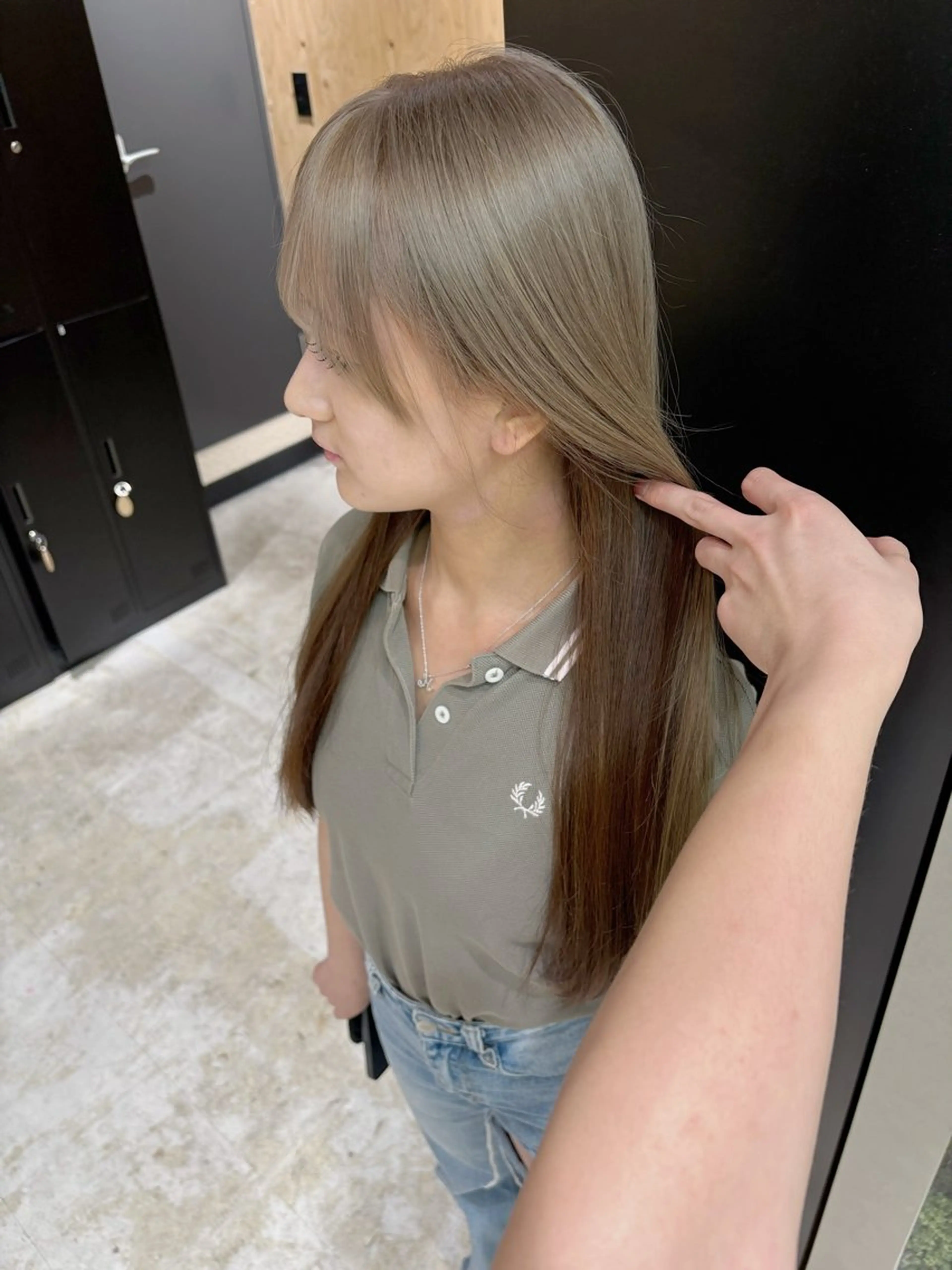 セミロング カット ヘアカラー 縮毛矯正 トリートメント 🏅EIGHT難波/ 【店長】タモツのヘアスタイル