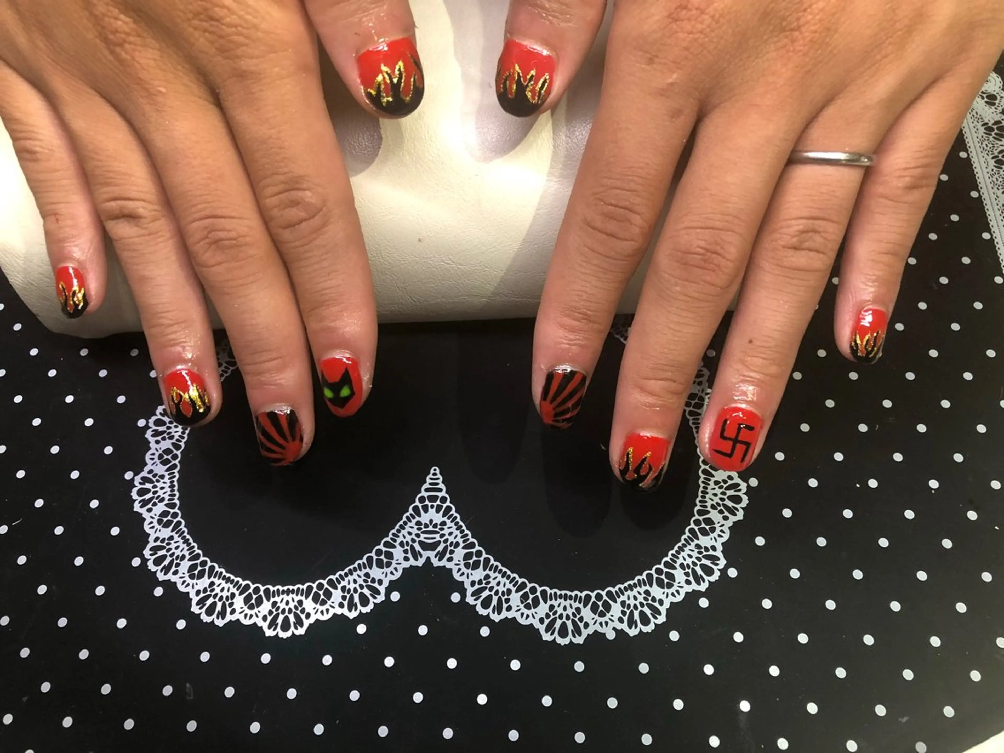 メンズ ネイル アートネイル メンズネイル 中西 美羽のネイルデザイン