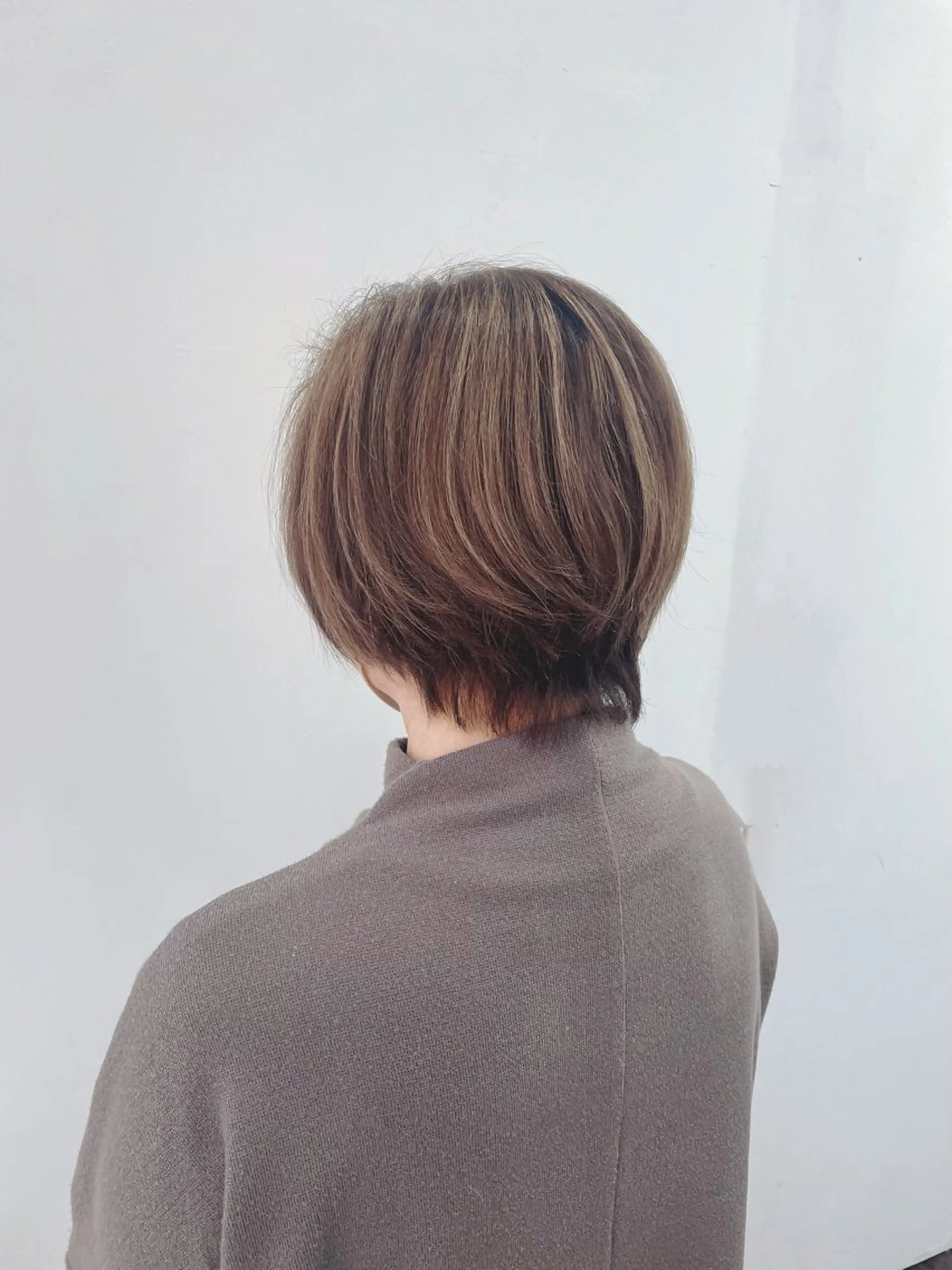 ショート カラー ヘアカラー 聖花/透明感カラー /酸性ストレートのヘアスタイル