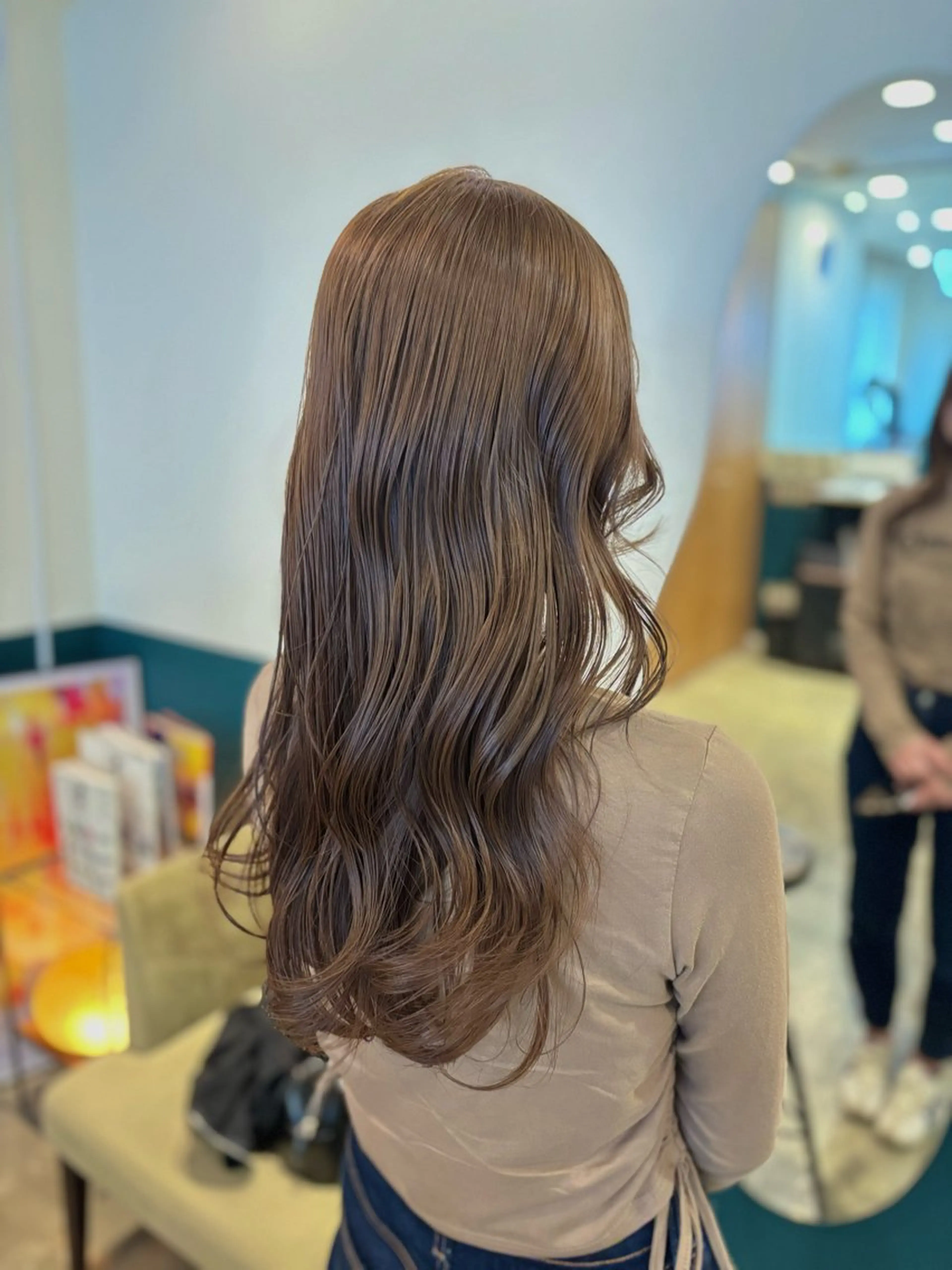 ロング ヘアカラー トリートメント ☁️RIKA☁️ @ri2_____bのヘアスタイル