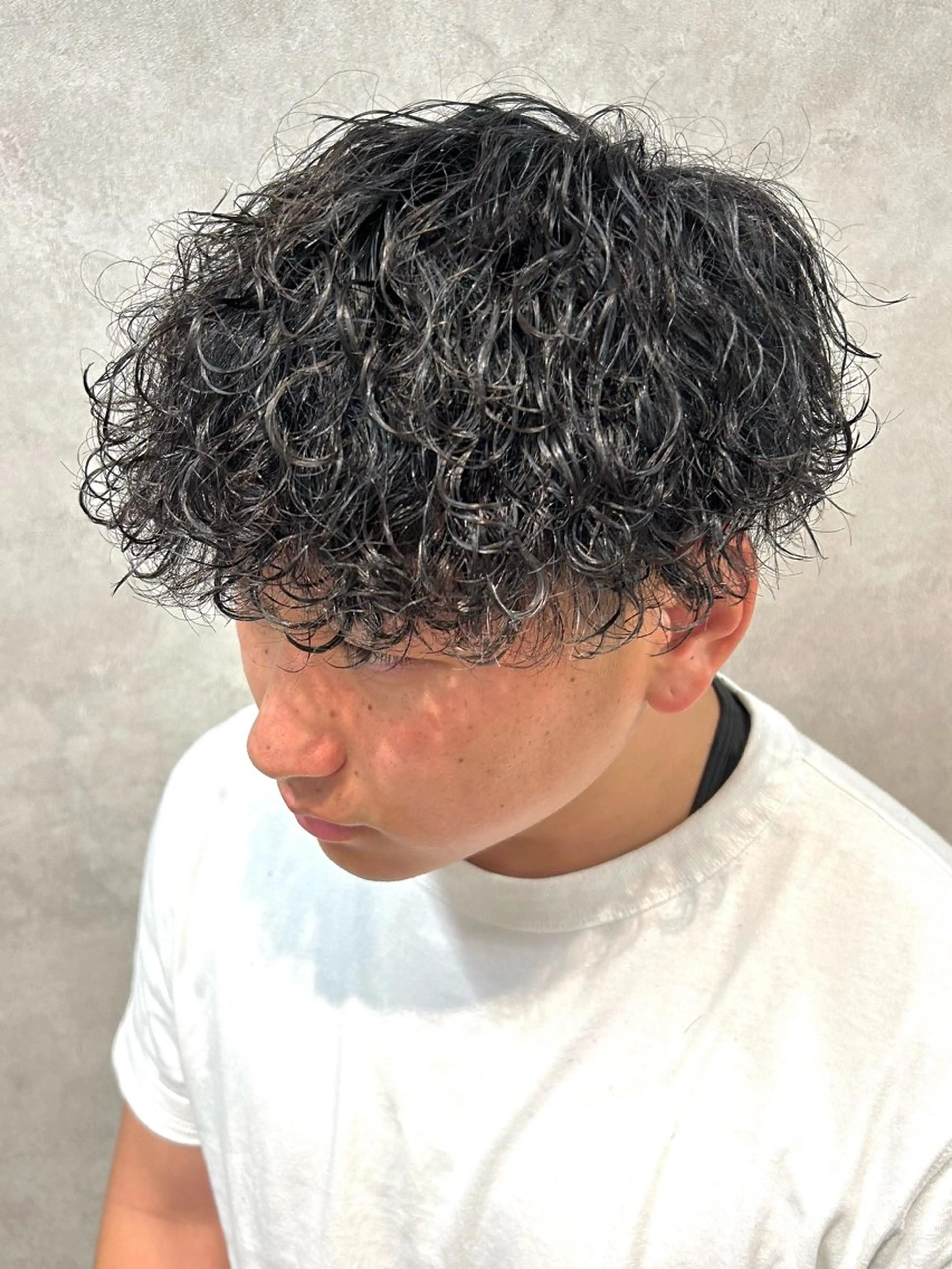 ミディアム パーマ カット パーマ 🔥メンズ専門🔥 塩拓巳のヘアスタイル