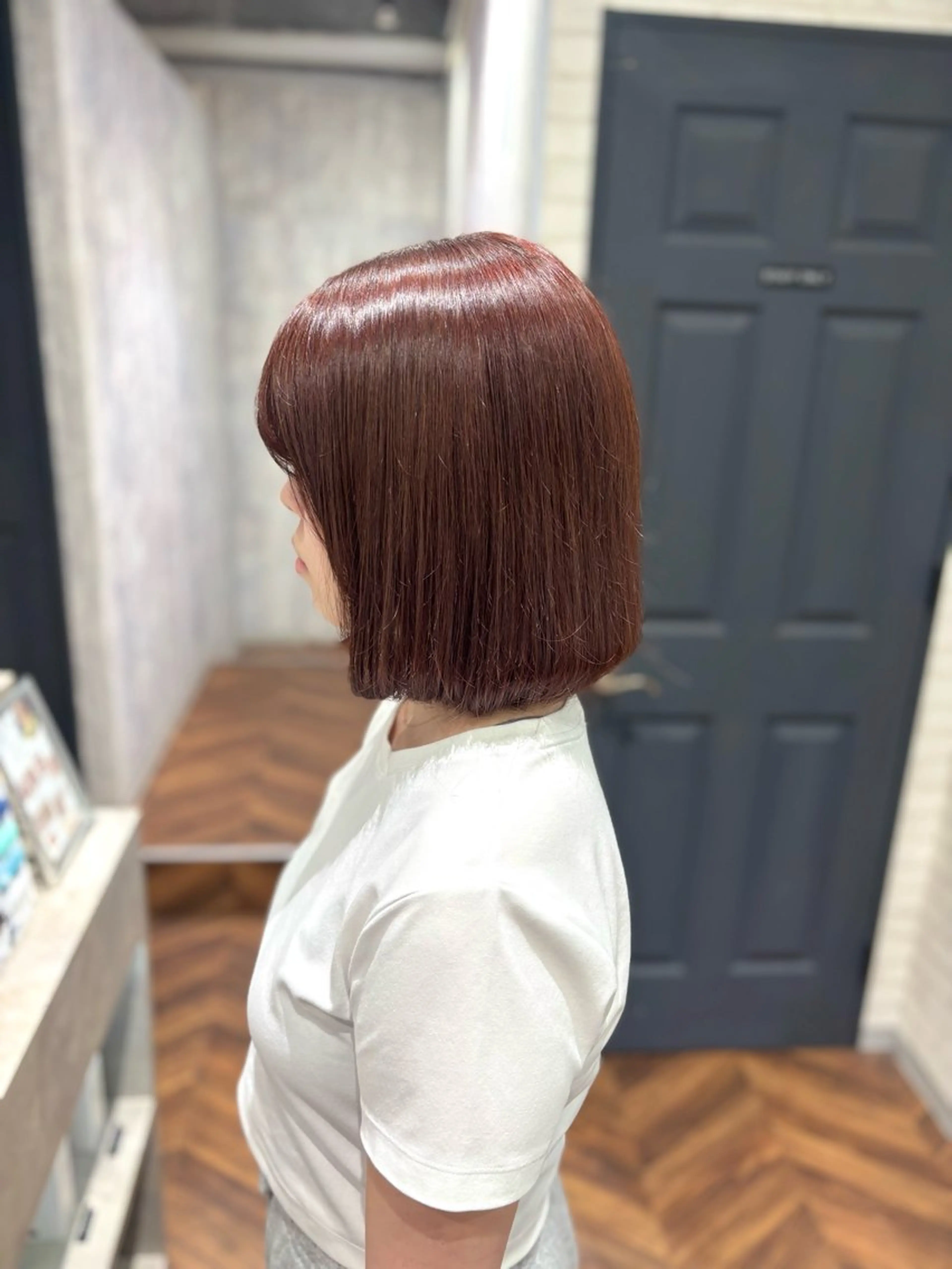 ショート カラー カット ヘアカラー 詩乃 暖色系🎀レイヤーのヘアスタイル