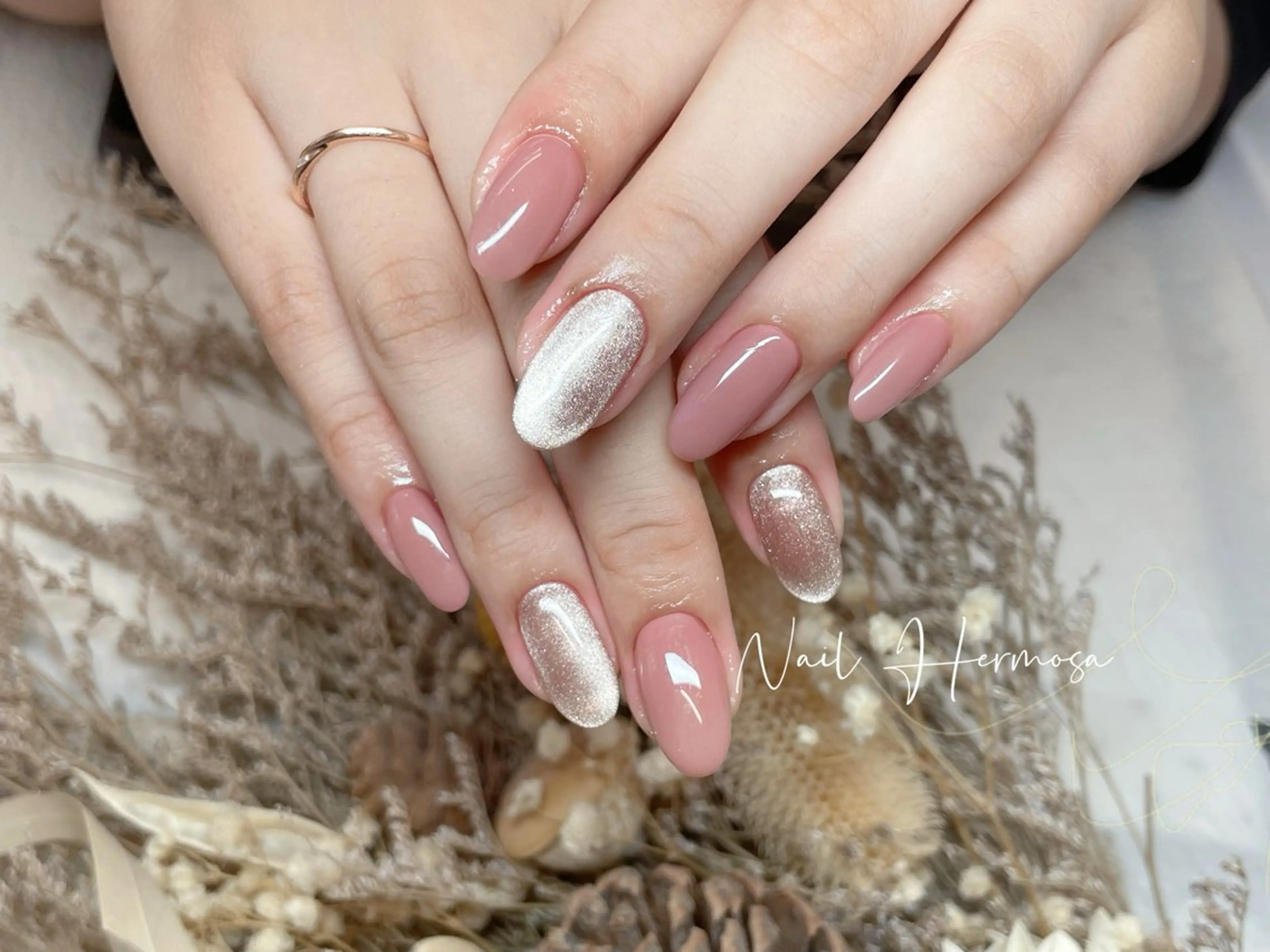 ネイル 長さ出し フラッシュネイル フットネイル ジェルネイル マグネットネイル ハンドネイル ネイル エルモサのネイルデザイン