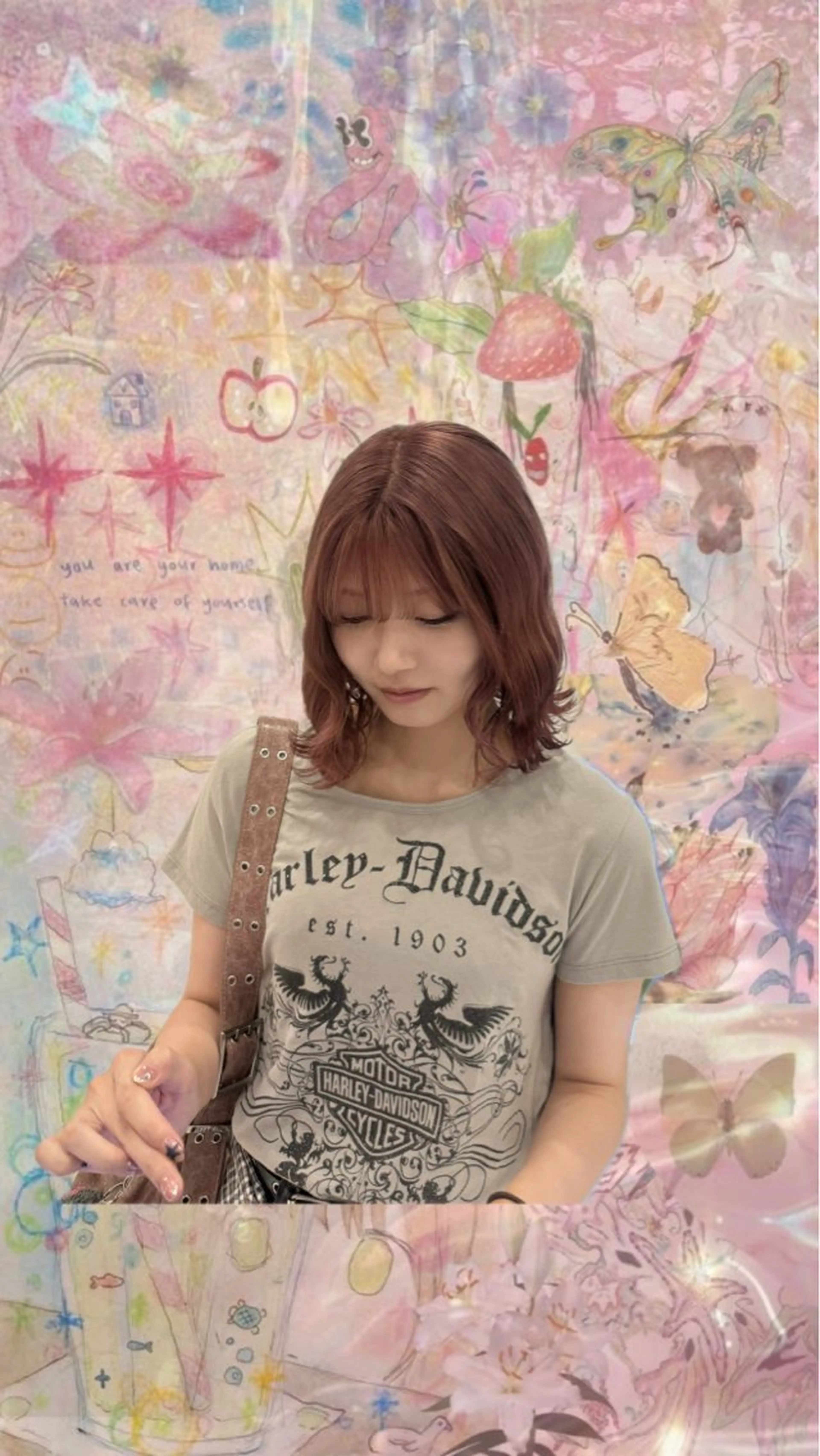 ミディアム ヘアアレンジ ボブ flex Turban zakoji所属・ｻｲｷ ﾏﾘﾝのヘアスタイル