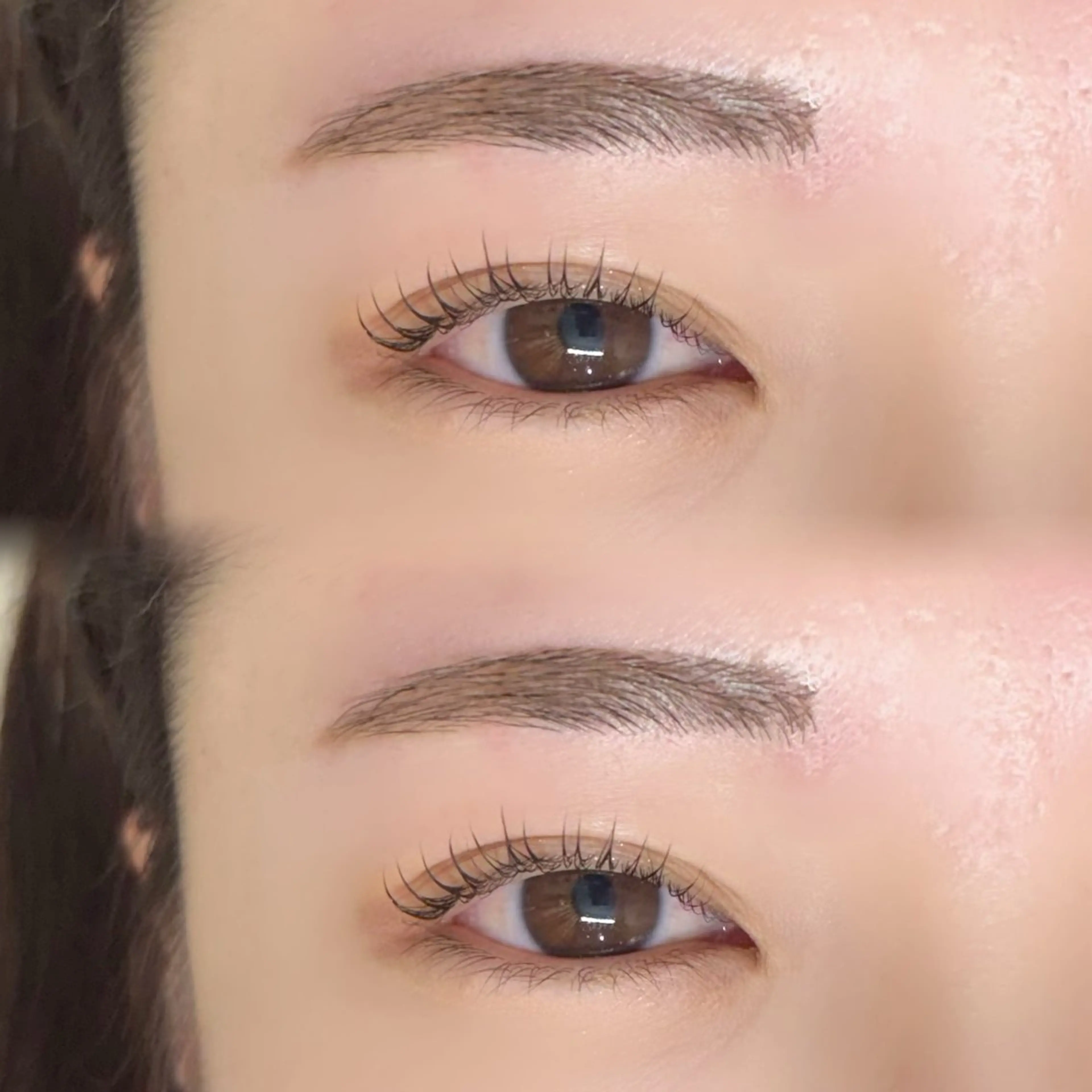 マツエク・マツパ ナチュラル 一重×まつ毛パーマ マツパ meg .のマツエク・マツパデザイン