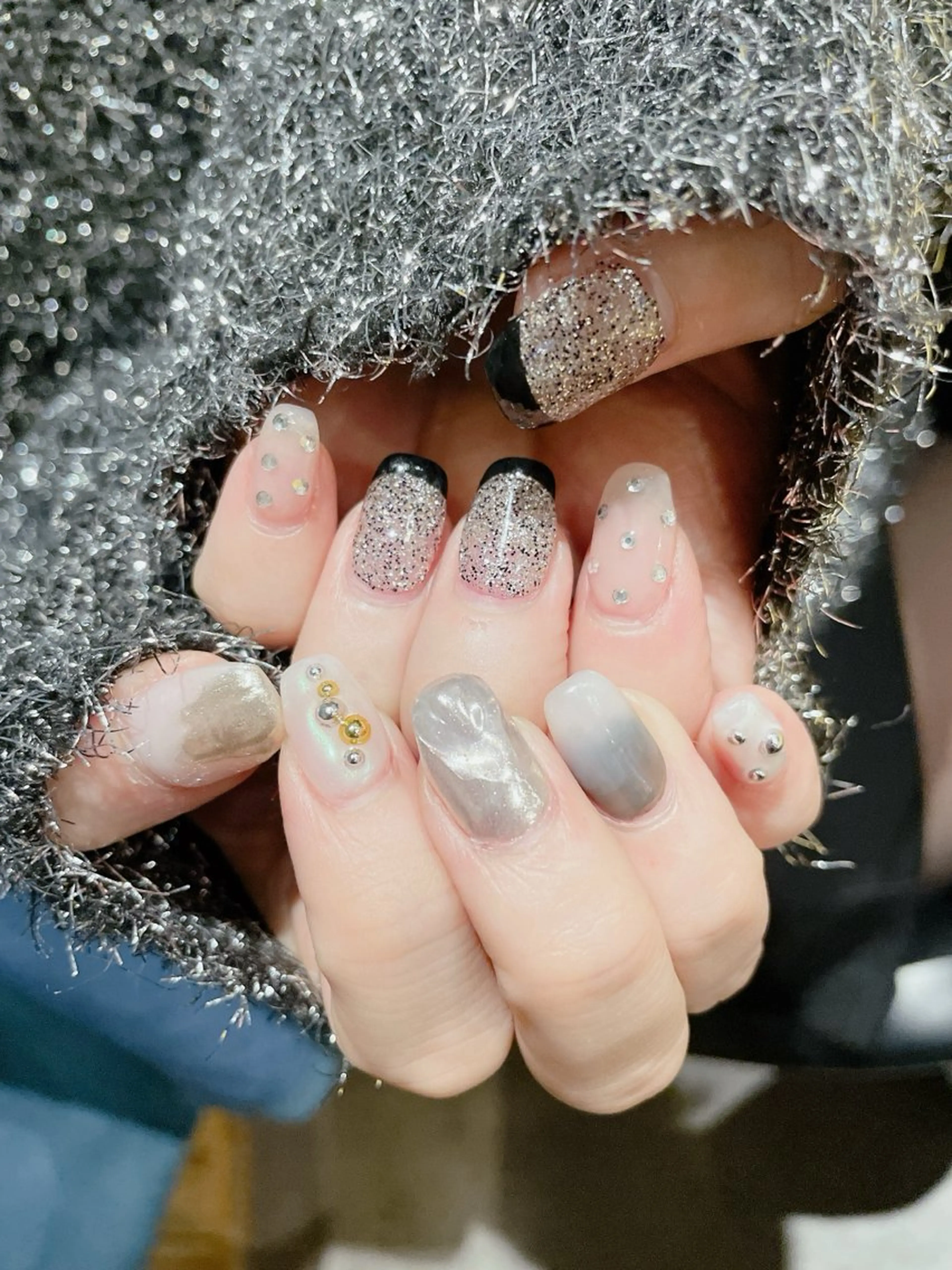 ネイル ハンドネイル Sea  nail by emaのネイルデザイン