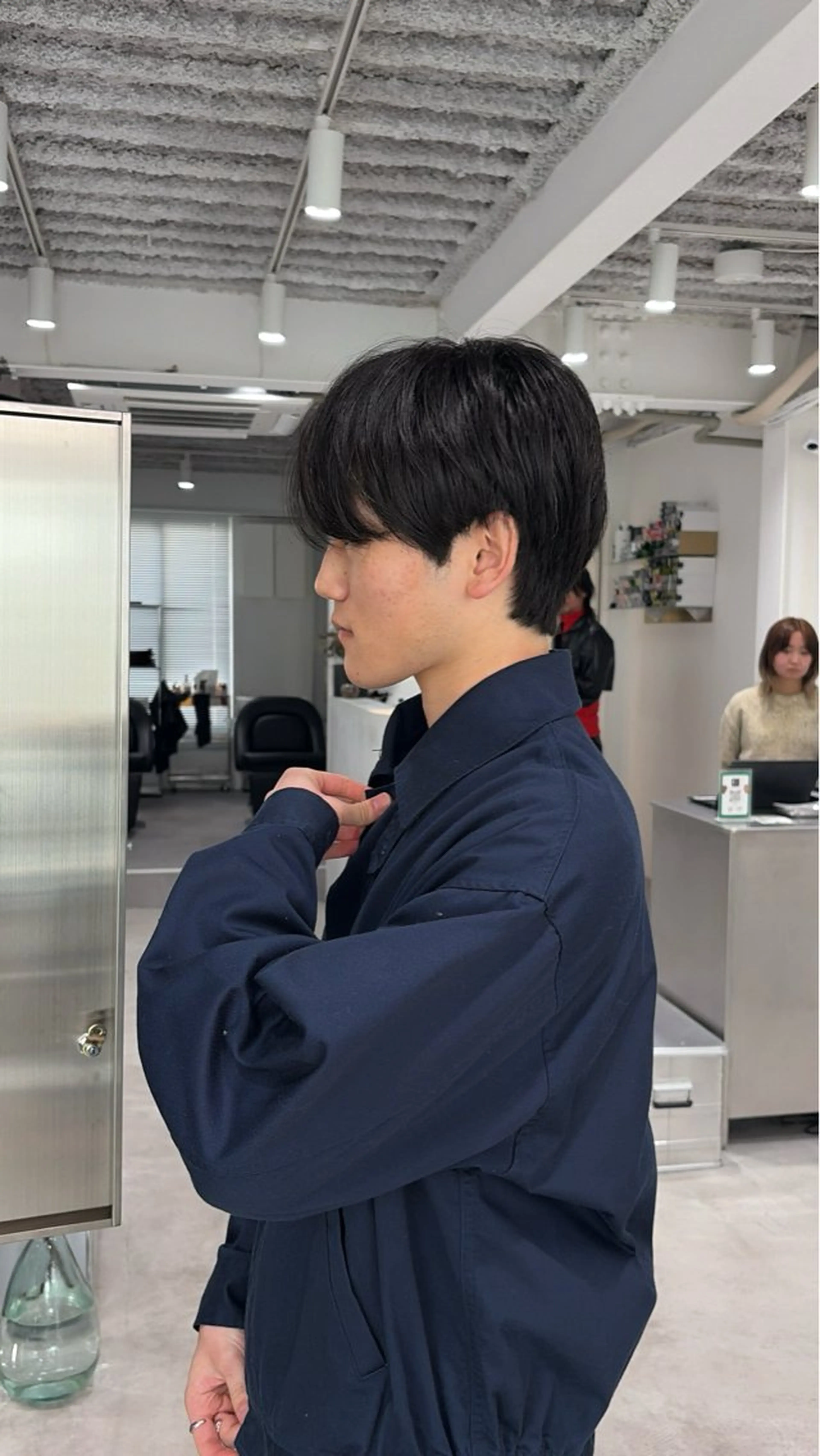 メンズ センターパート 刈り上げ カット 福岡美容室/ボブ /レイヤー/メンズのヘアスタイル