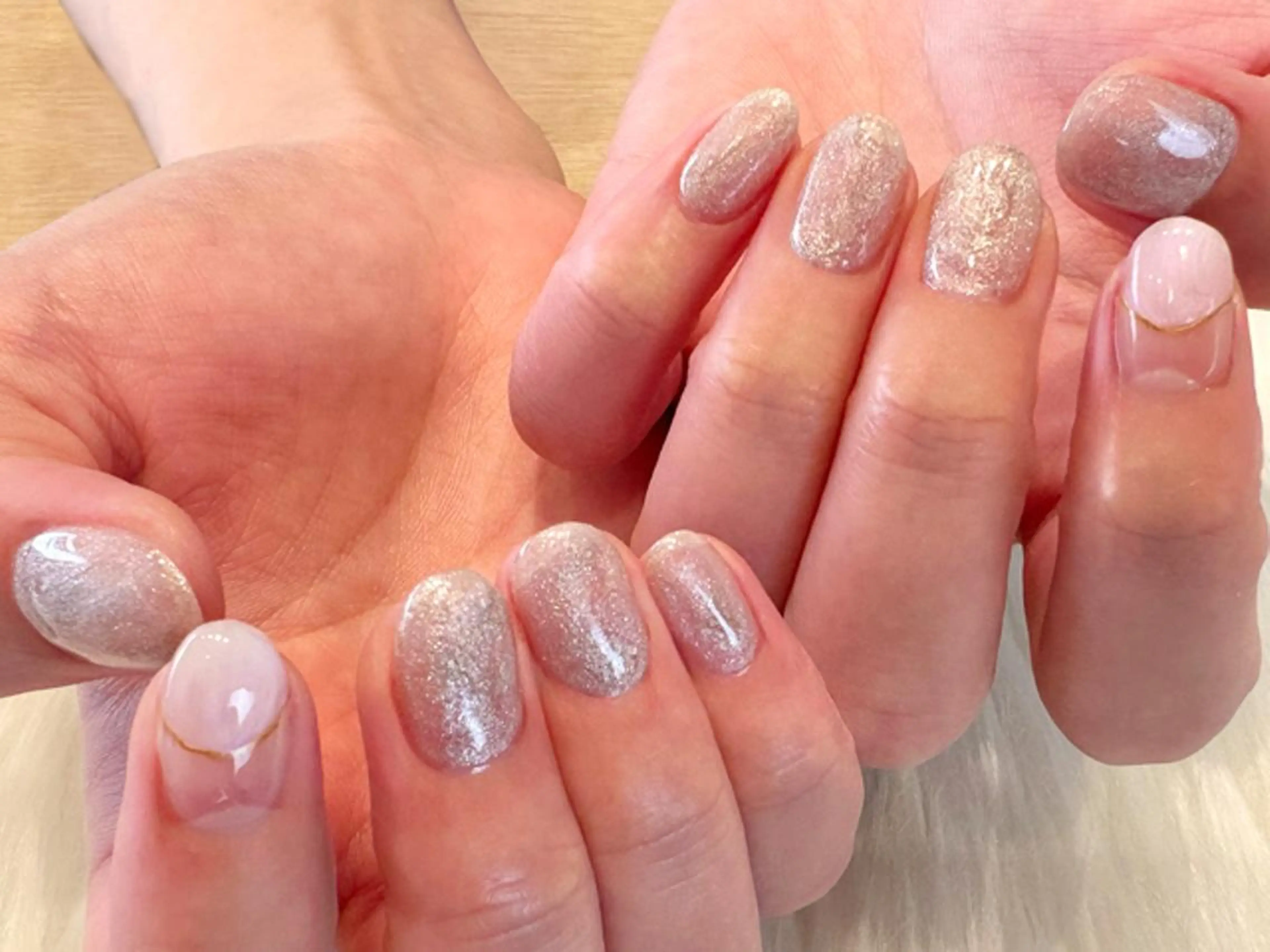 ネイル ニュアンスネイル Kanai Harukaのネイルデザイン