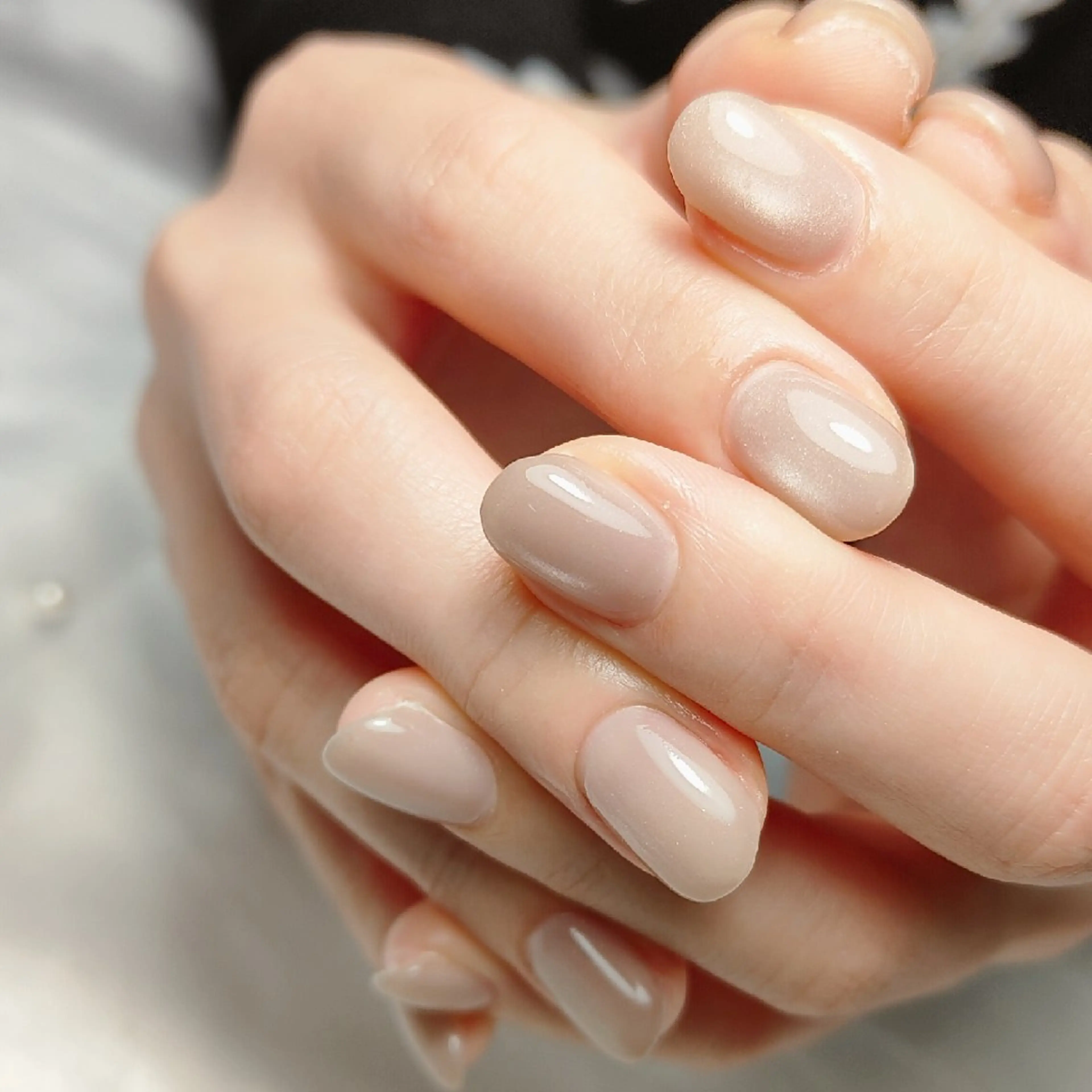 ネイル マグネットネイル ハンドネイル CLEAR NAILのネイルデザイン