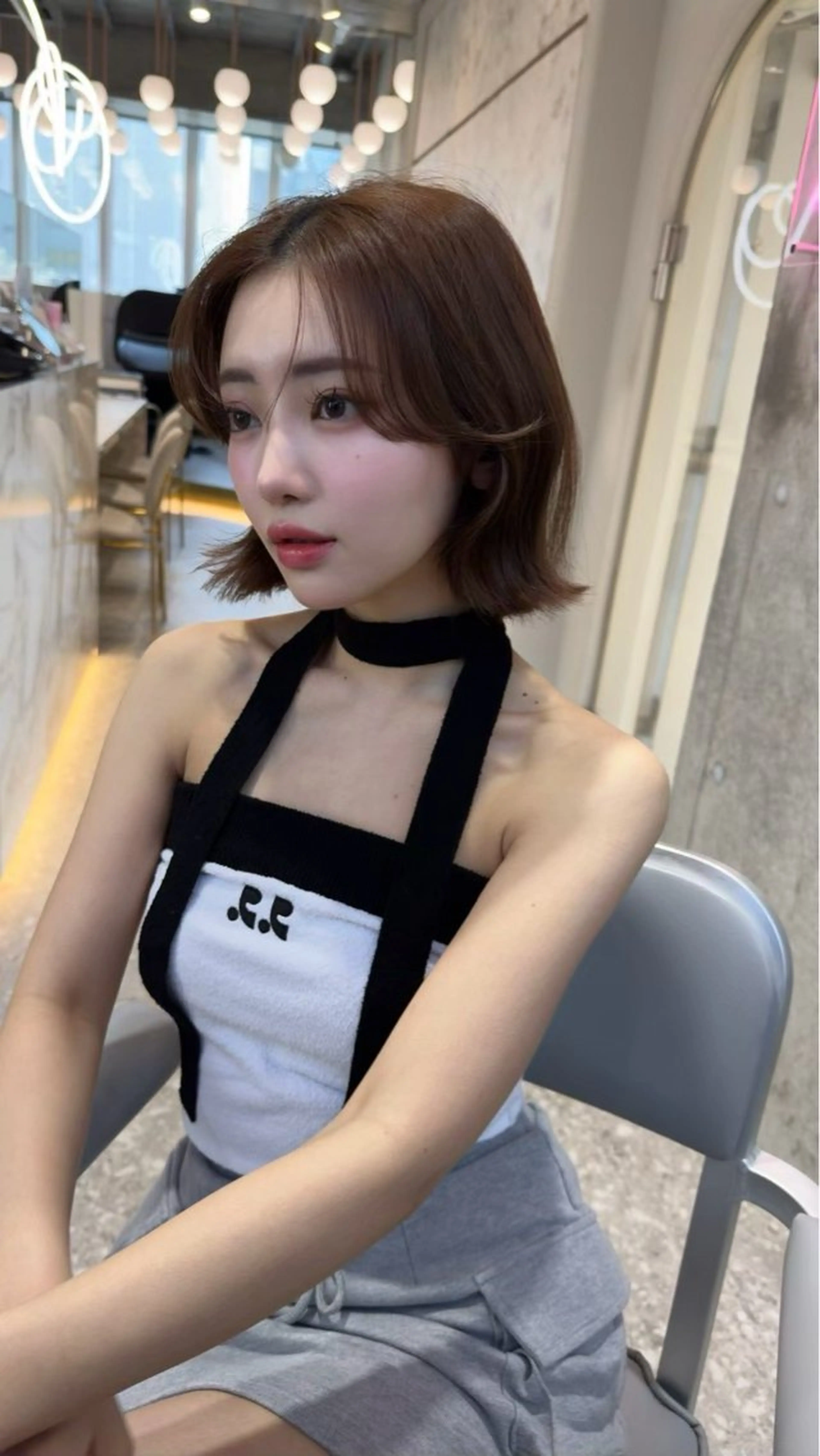 ショート ボブ 新宿/韓国ヘア kurea🎀のヘアスタイル