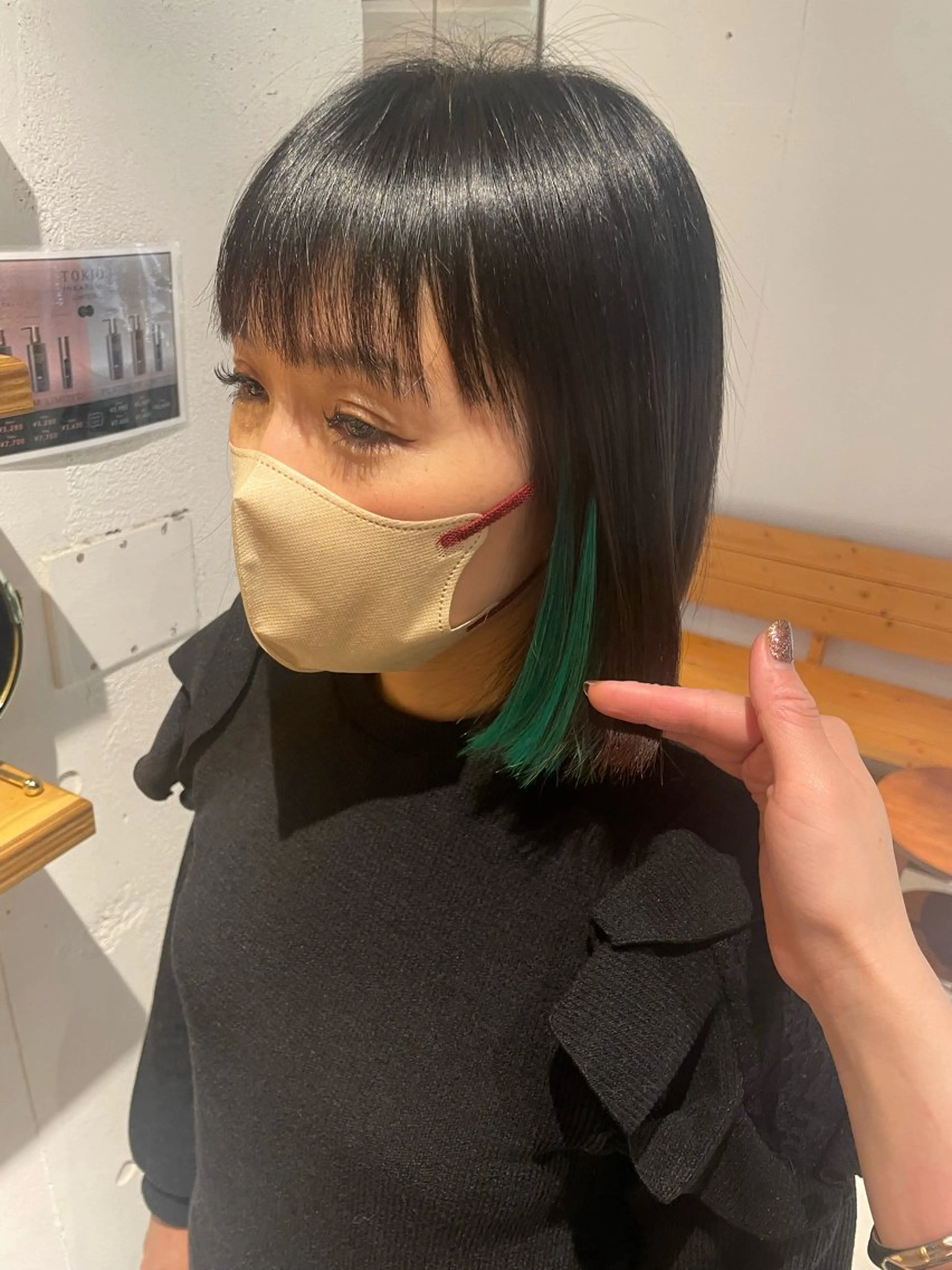 セミロング 髪質改善/縮毛/新宿 🫧SUZUKA🫧のヘアスタイル