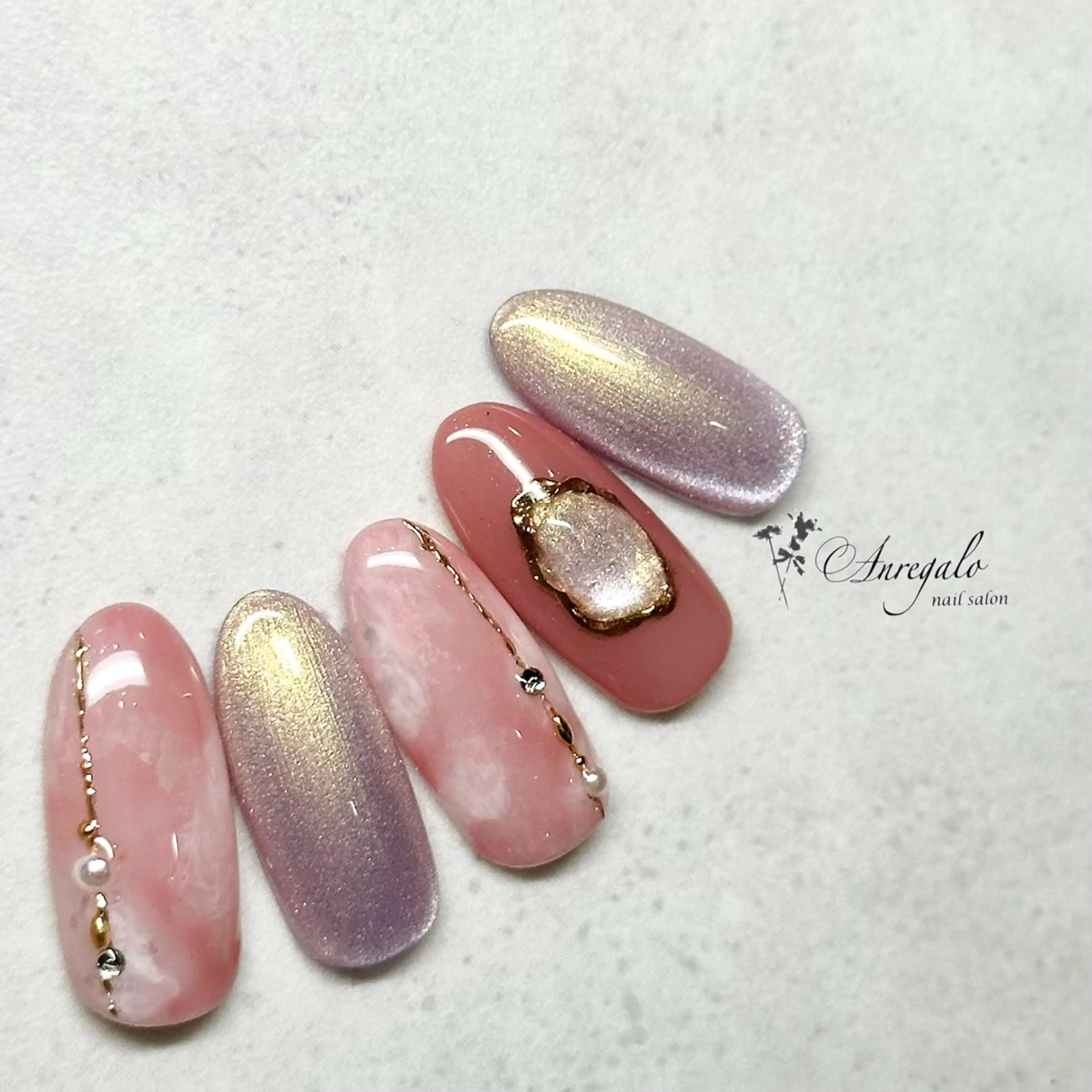 ネイル nail salon Anregalo《アンレガロ》所属・橋本 麻未のネイルデザイン