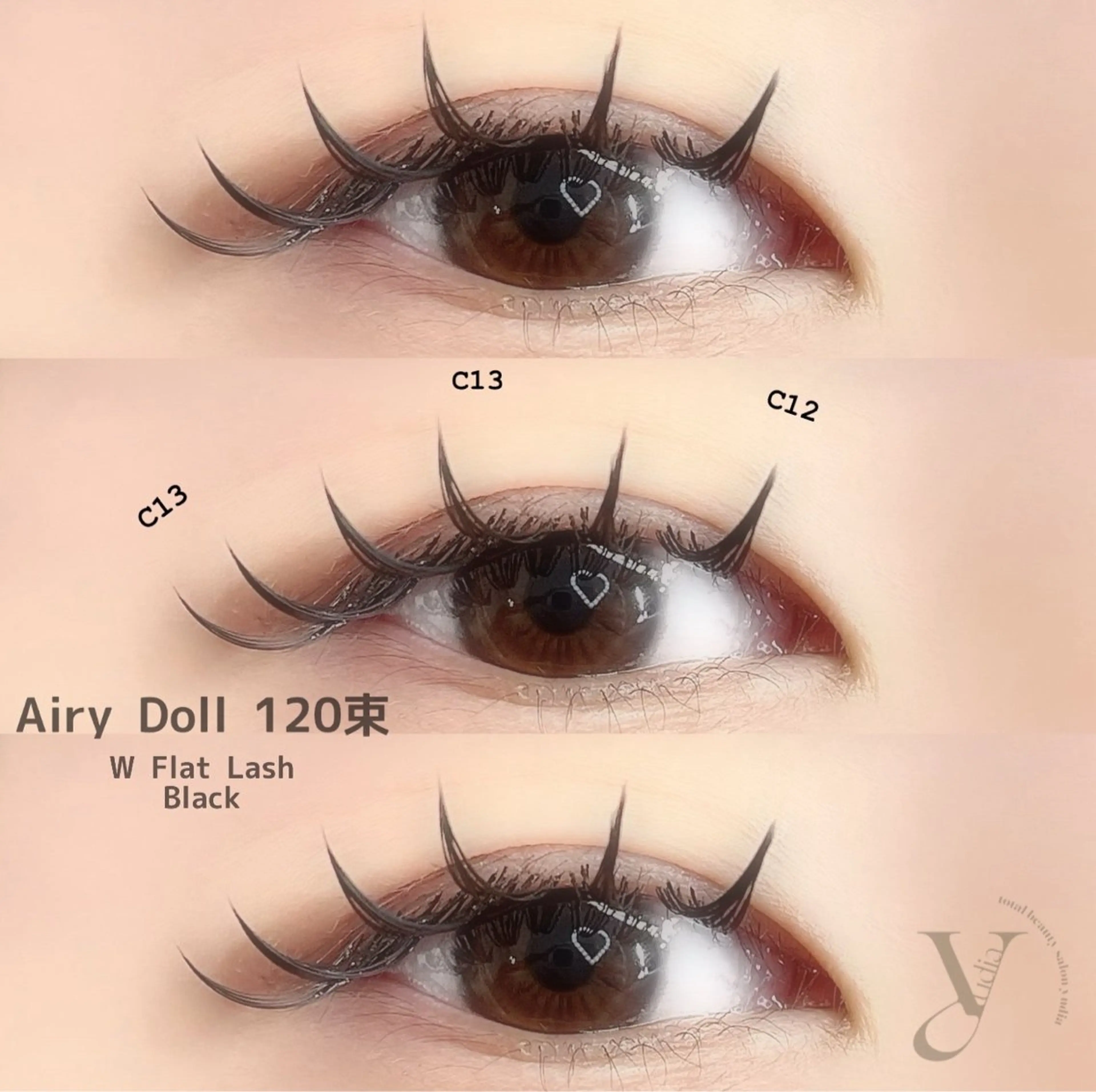 マツエク・マツパ フラットラッシュ 𝐧𝐞𝐨𝐧新宿 ❤️𝐀𝐲𝐚のマツエク・マツパデザイン