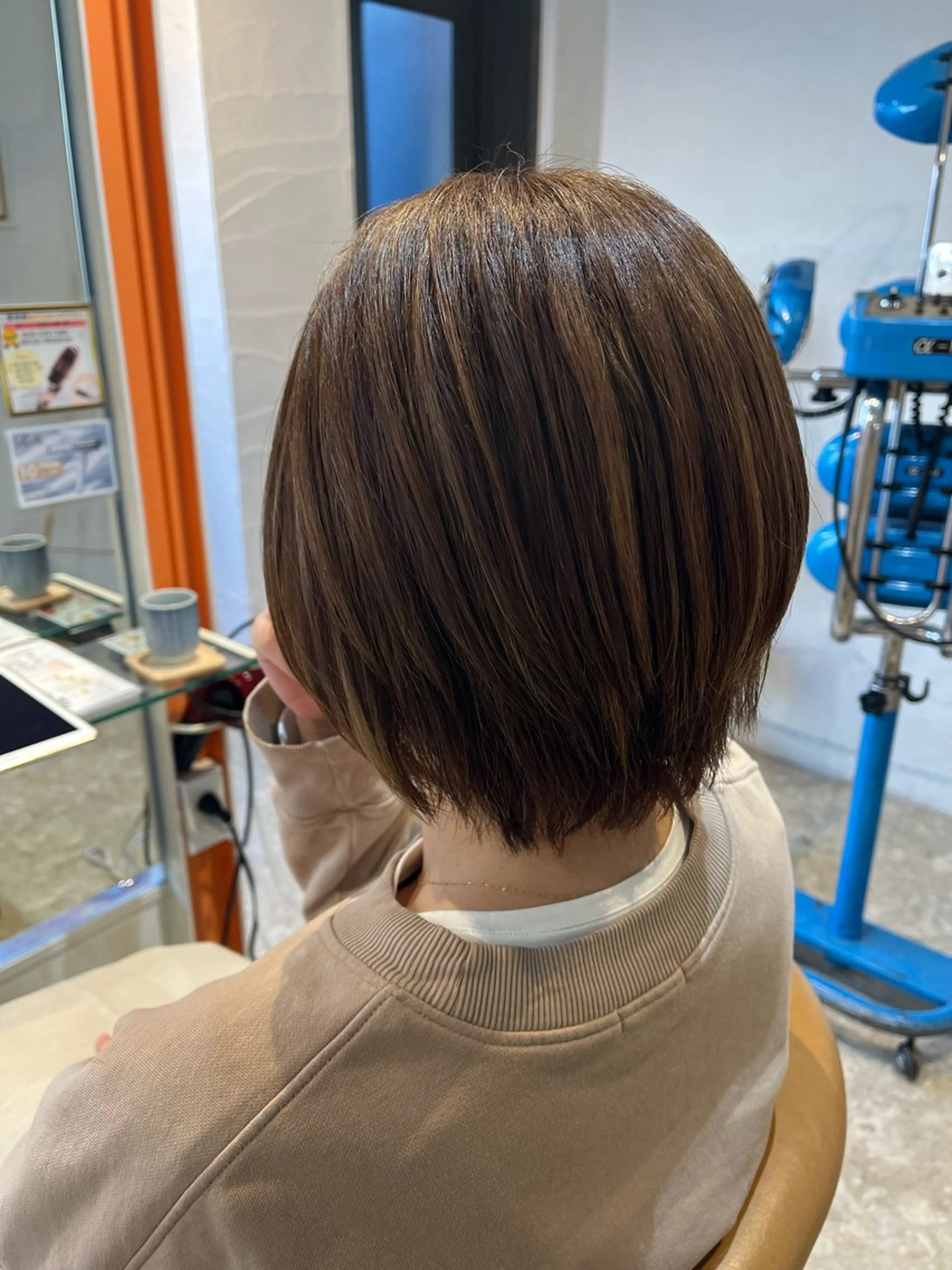 ショート カラー カット ヘアカラー トリートメント うしだ かおるのヘアスタイル