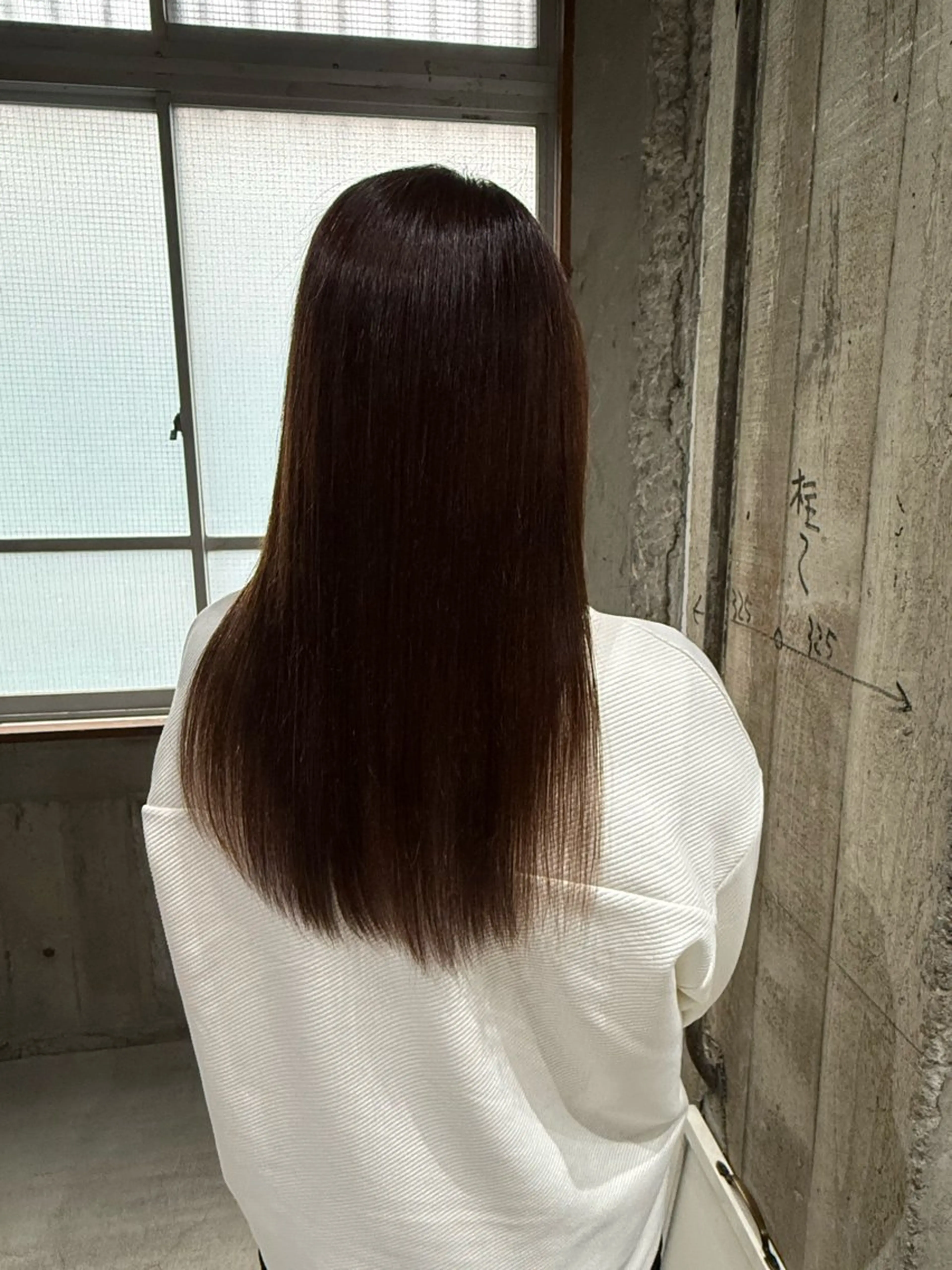 ロング 縮毛矯正 山下 聖愛羅のマツエク・マツパデザイン