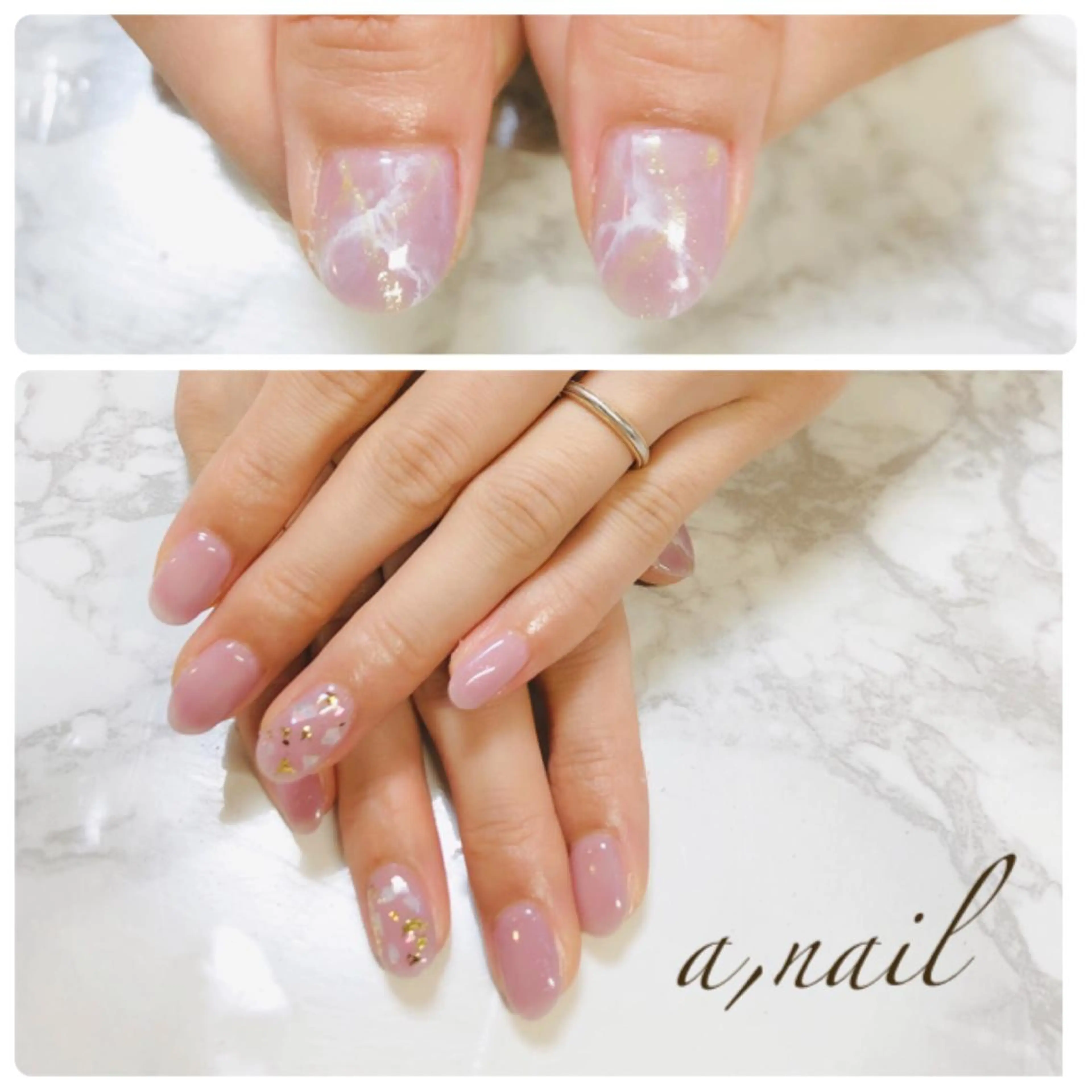 ネイル フットネイル ラメ(グリッター) 大理石ネイル(マーブル) ニュアンスネイル オフィスネイル ハンドネイル ネイルサロン エーネイルのネイルデザイン