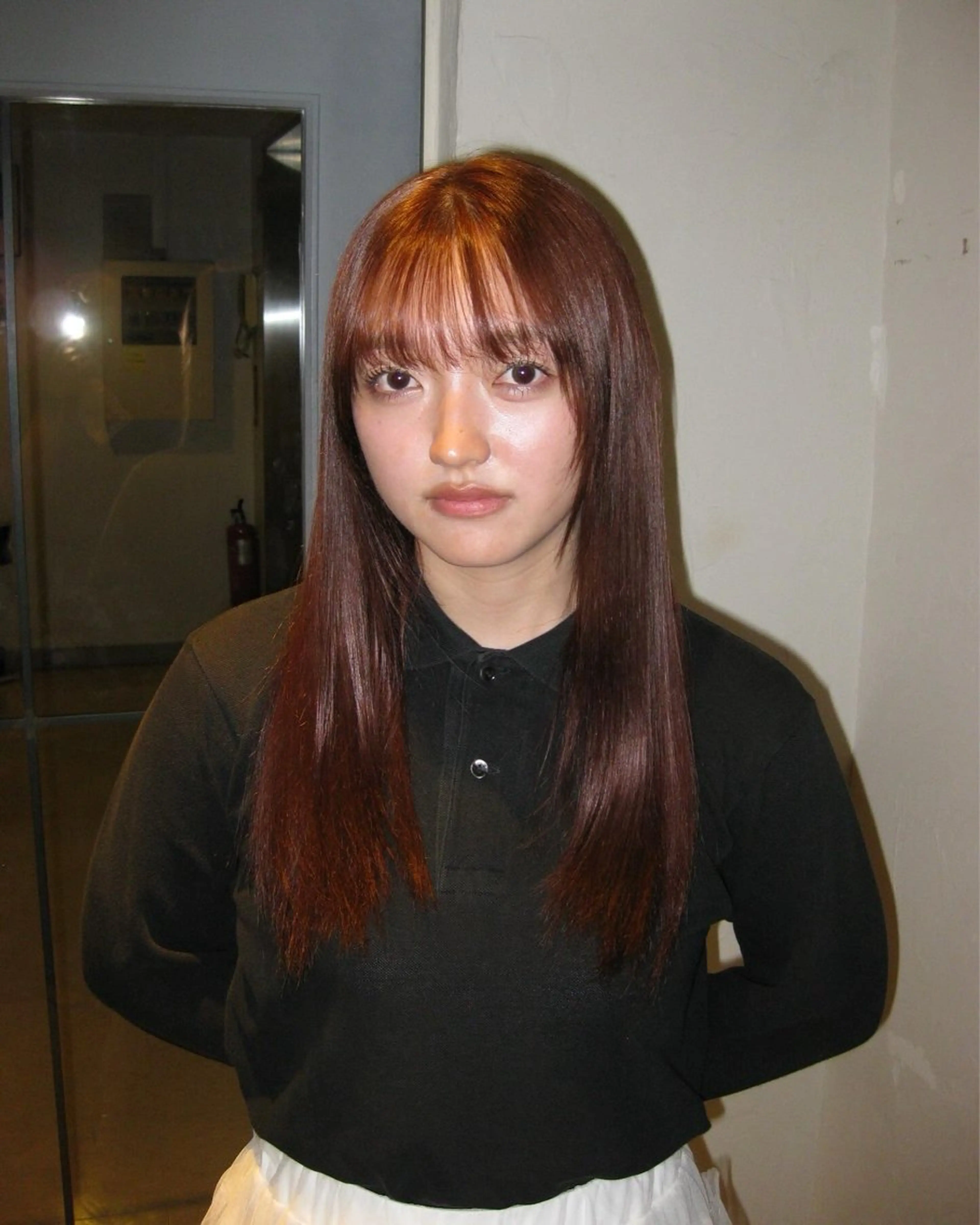 セミロング 今井 香奈恵のヘアスタイル