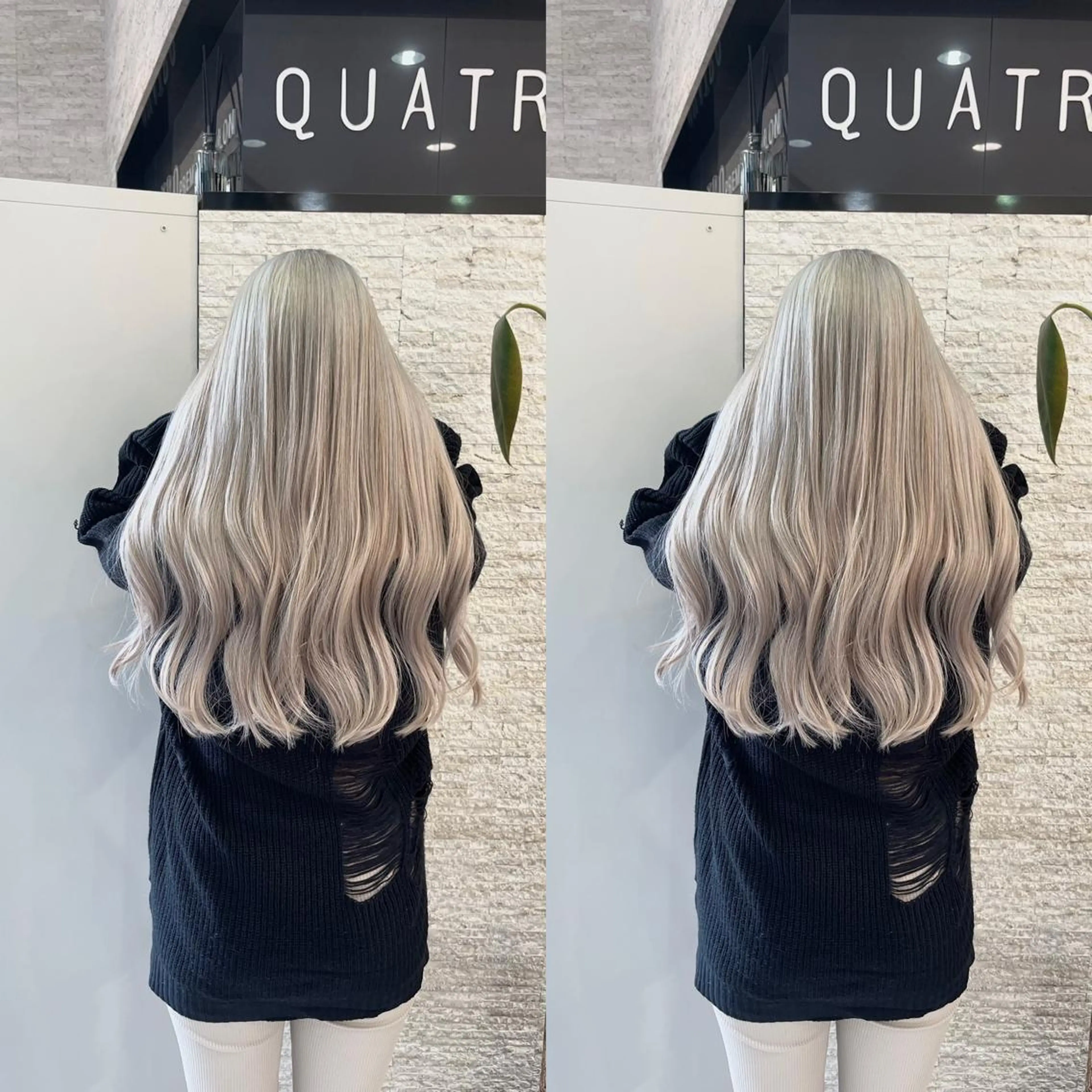 ロング ヘアカラー Y Uのヘアスタイル