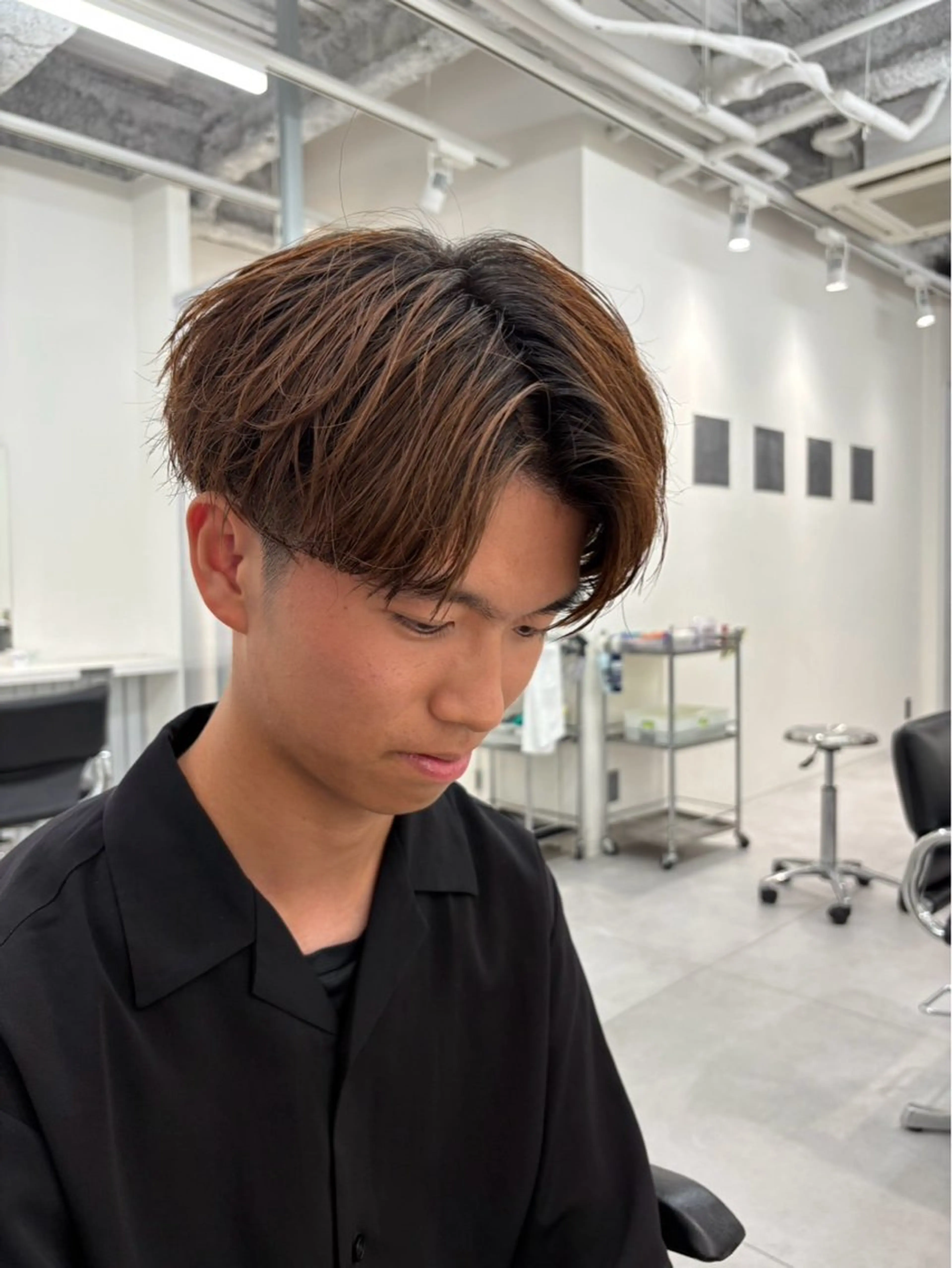 ショート メンズ メンズ特化/パーマ 短髪パーマ/来星のヘアスタイル