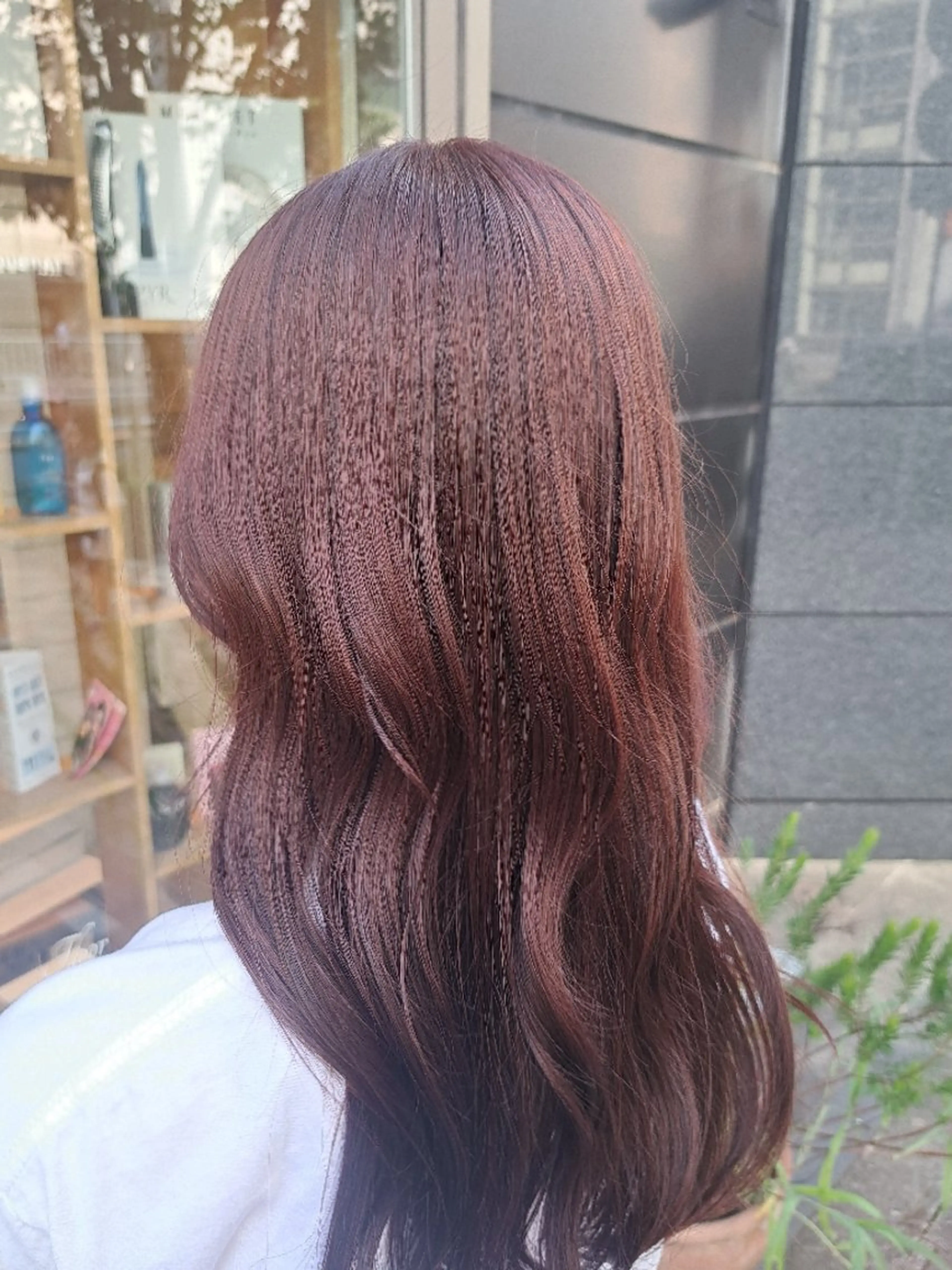 ロング カラー ベージュカラー ダブルカラー ヘアカラー 渋谷／ ＭＩＹＵのヘアスタイル