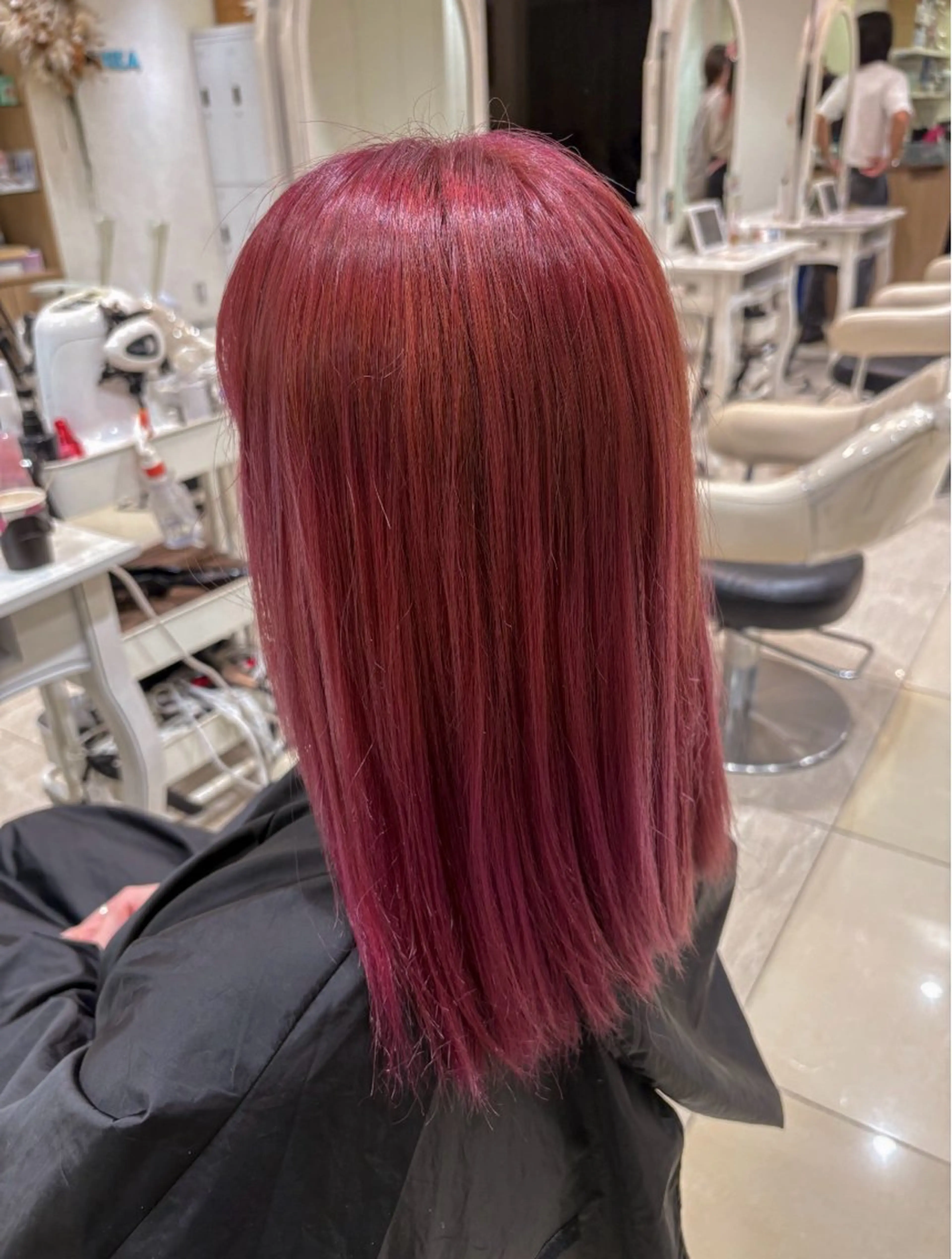 ミディアム カラー ブリーチ ケアブリーチ ダブルカラー ヘアカラー トリートメント メンズカット/ 縮毛矯正/haruのヘアスタイル