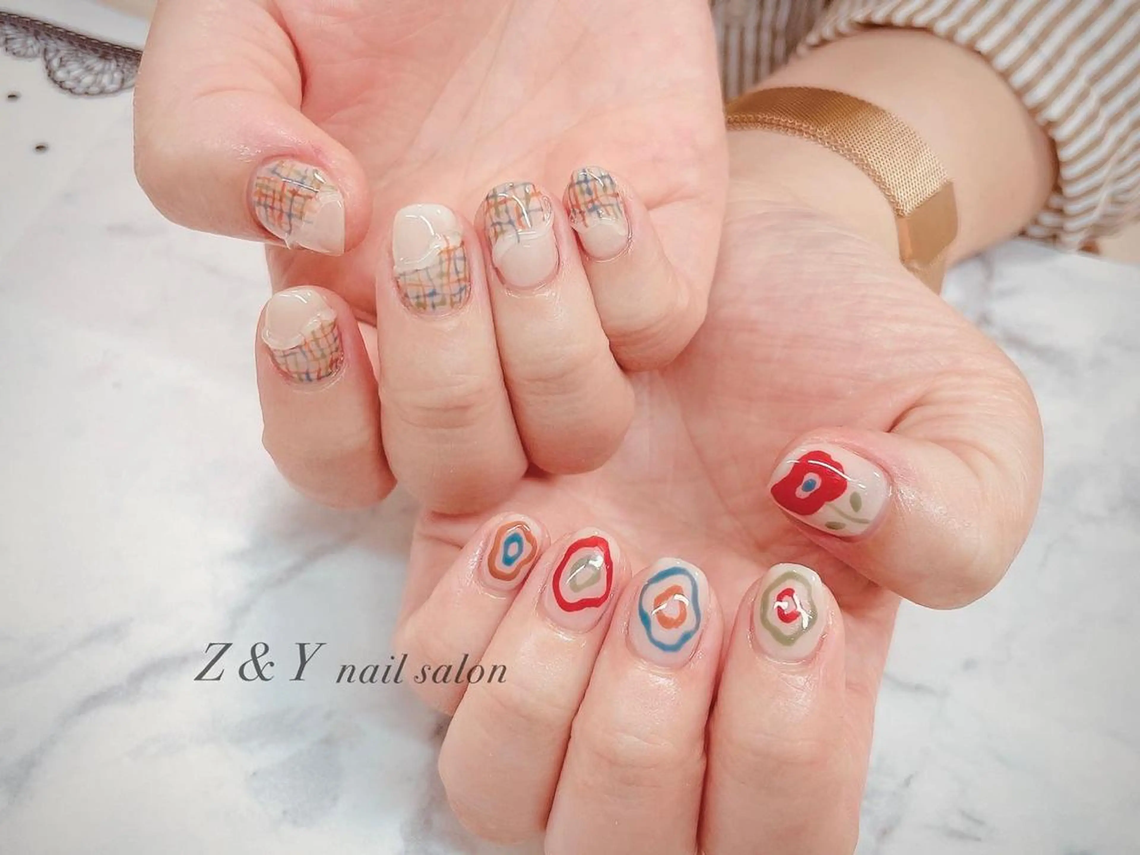 ネイル アートネイル ﾌｨﾙｲﾝ専門ﾈｲﾙｻﾛﾝ彩 博多駅前店所属・ネイルサロン 彩 irodoriのネイルデザイン