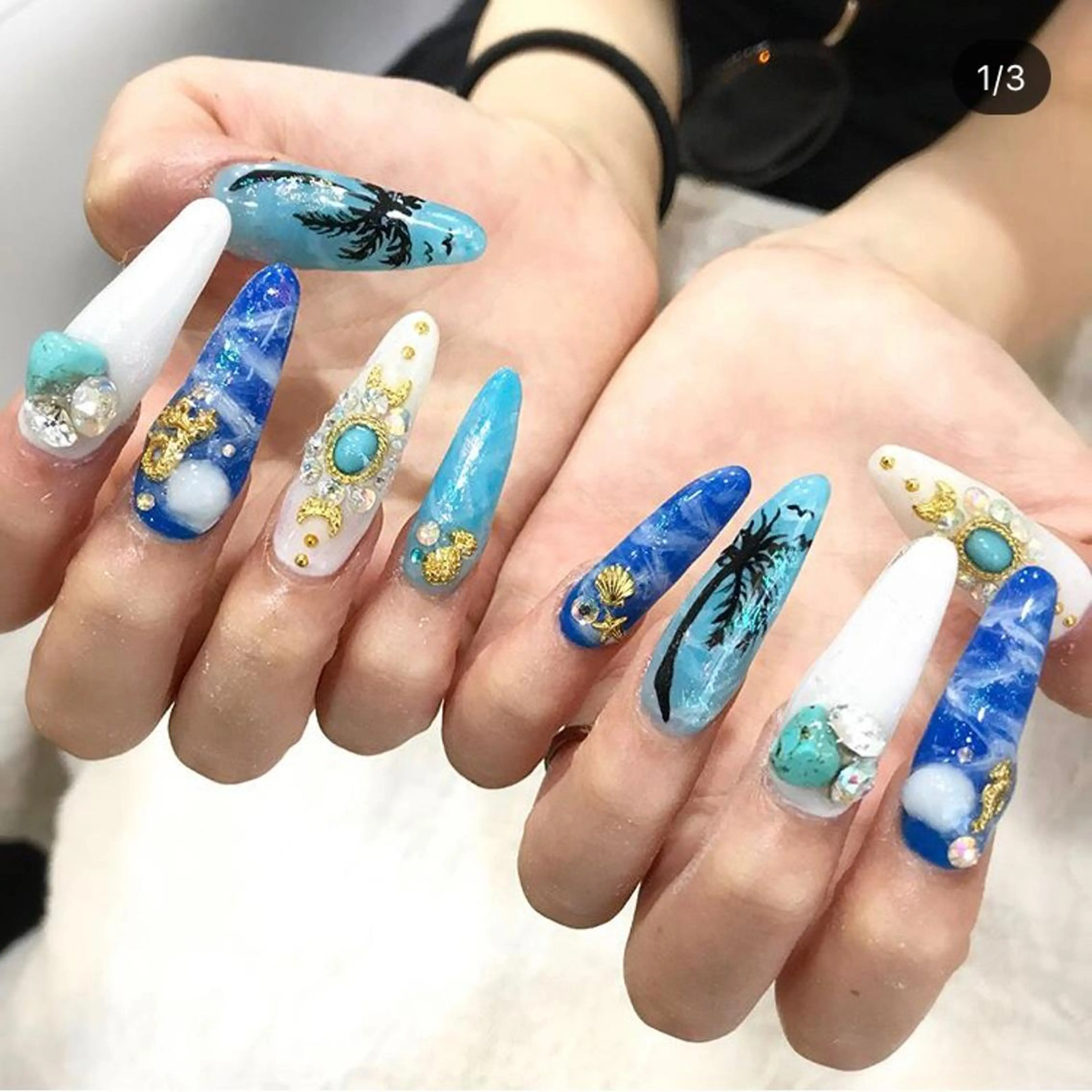 ネイル スカルプネイル 渋谷ビュレネイル Kaoruのネイルデザイン