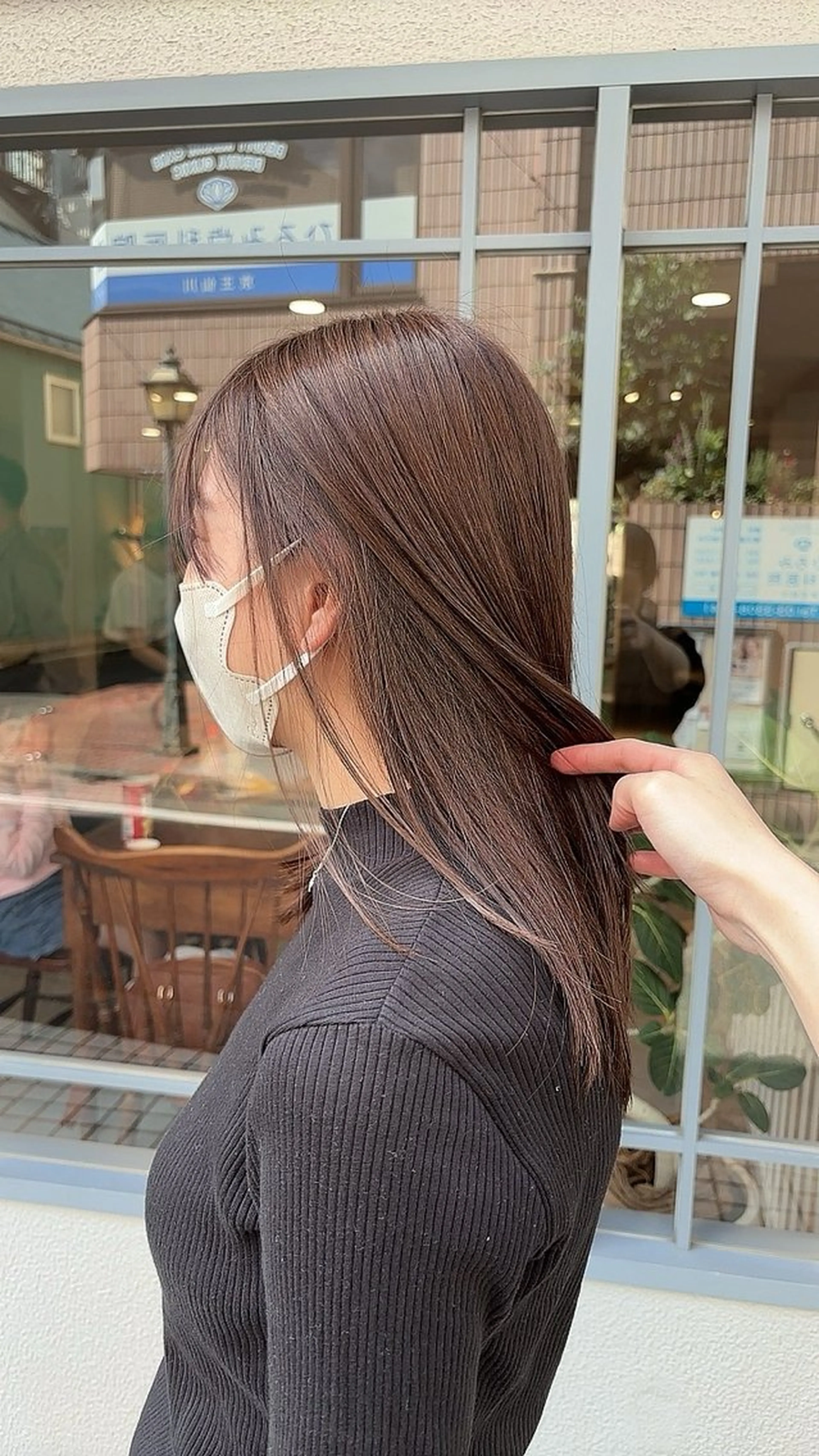 ロング カラー yu- naのヘアスタイル