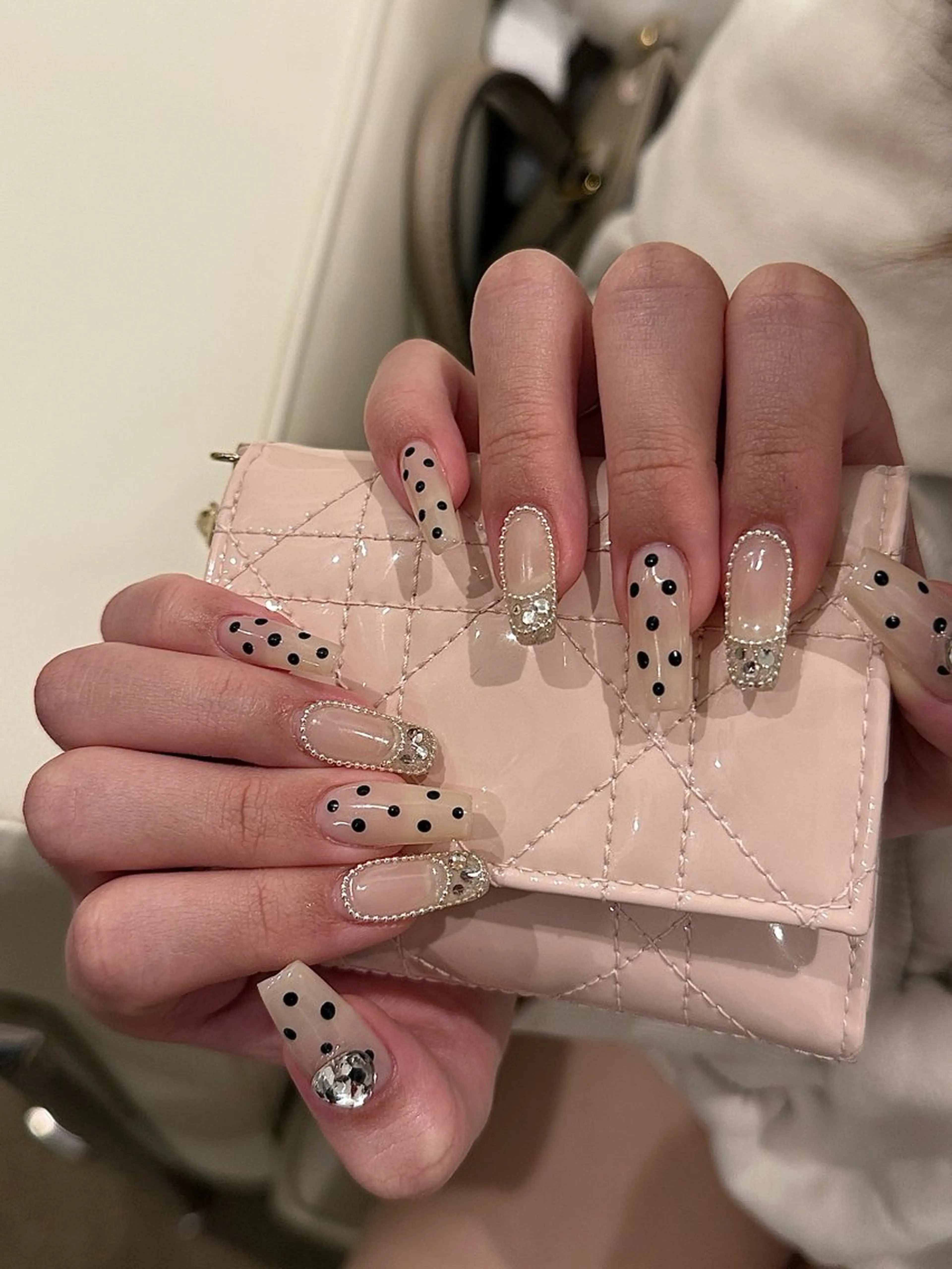 ネイル カジュアル 卒業式 ハート オフィスネイル ピンク H&Bsalon カイのネイルデザイン