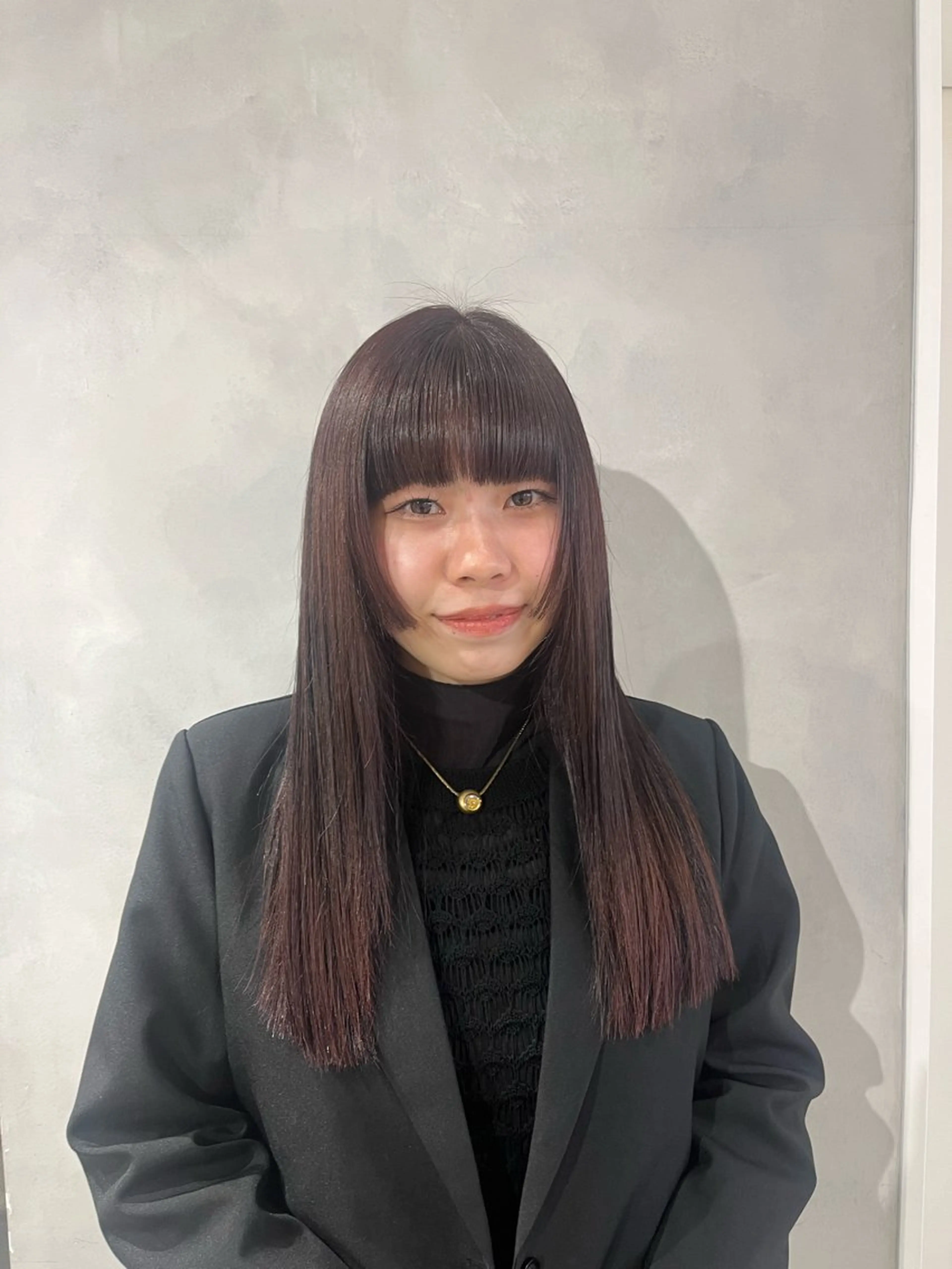 セミロング カラー カット ヘアカラー トリートメント ボブ/ベージュ/ パーマ🪿近森ゆいのヘアスタイル