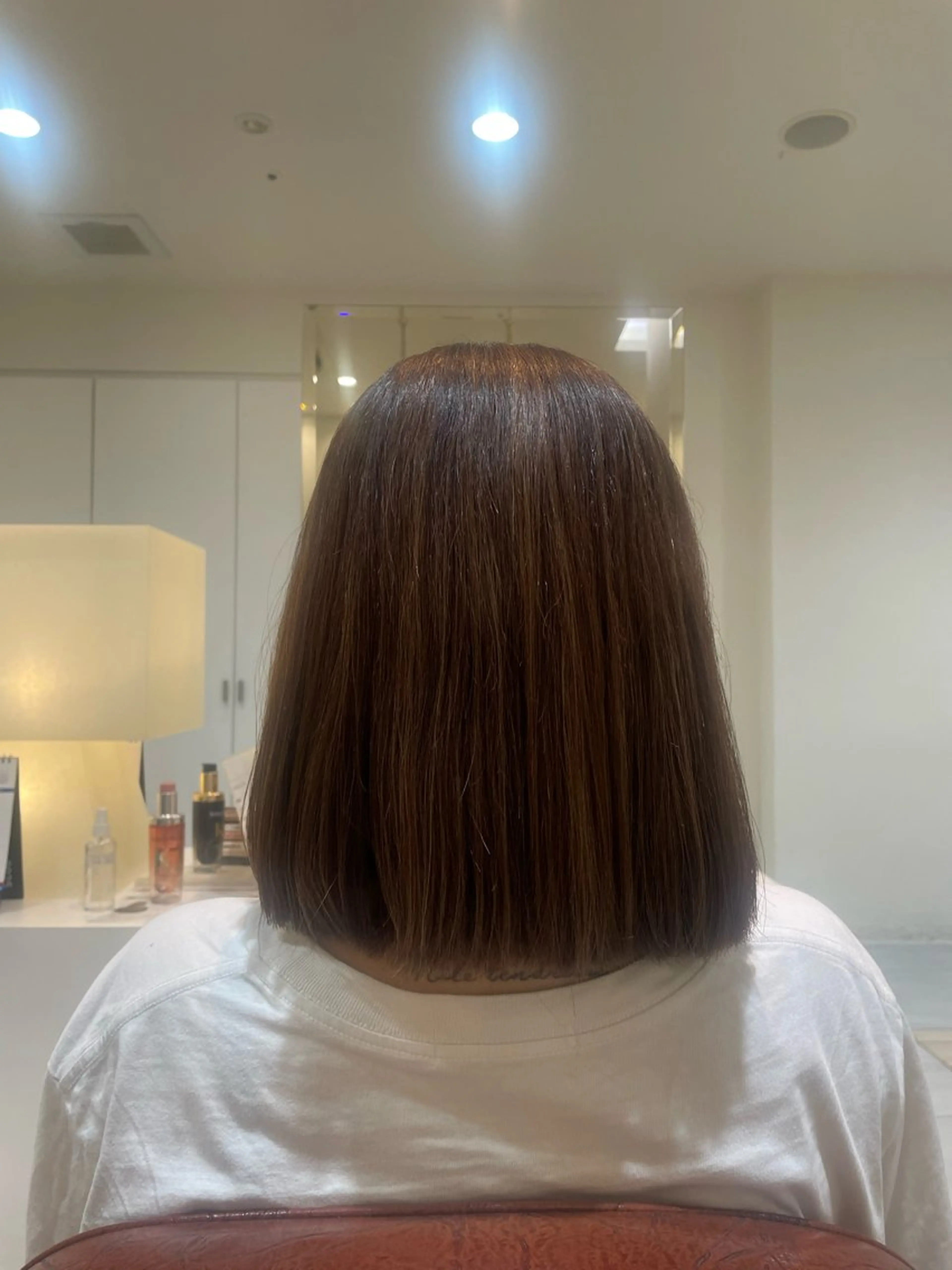 ミディアム 平 真亜里のヘアスタイル