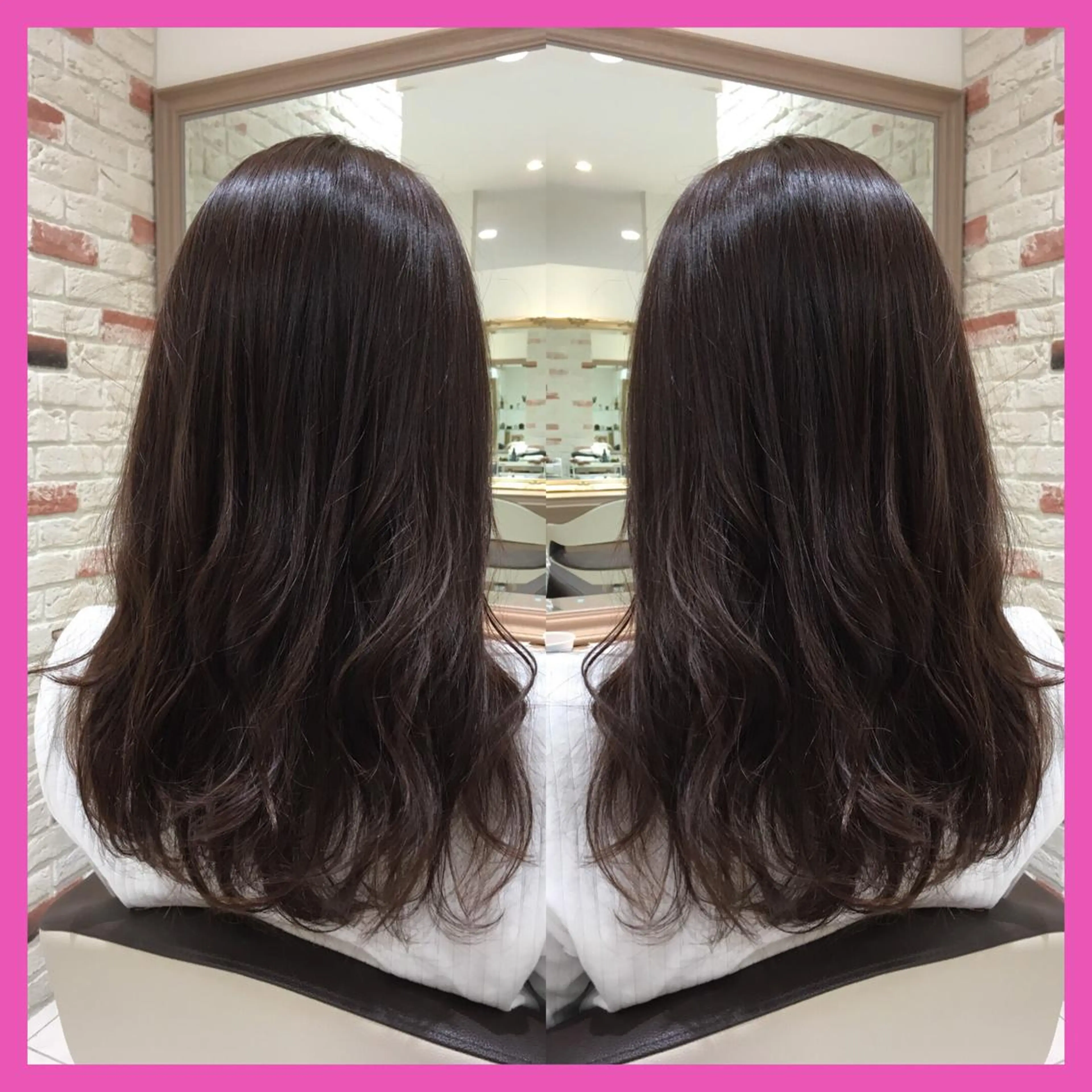 ロング カラー アッシュ ベージュカラー ブリーチ 透明感カラー ブリーチなしカラー 推しヘア🎀 NATSUNEのヘアスタイル