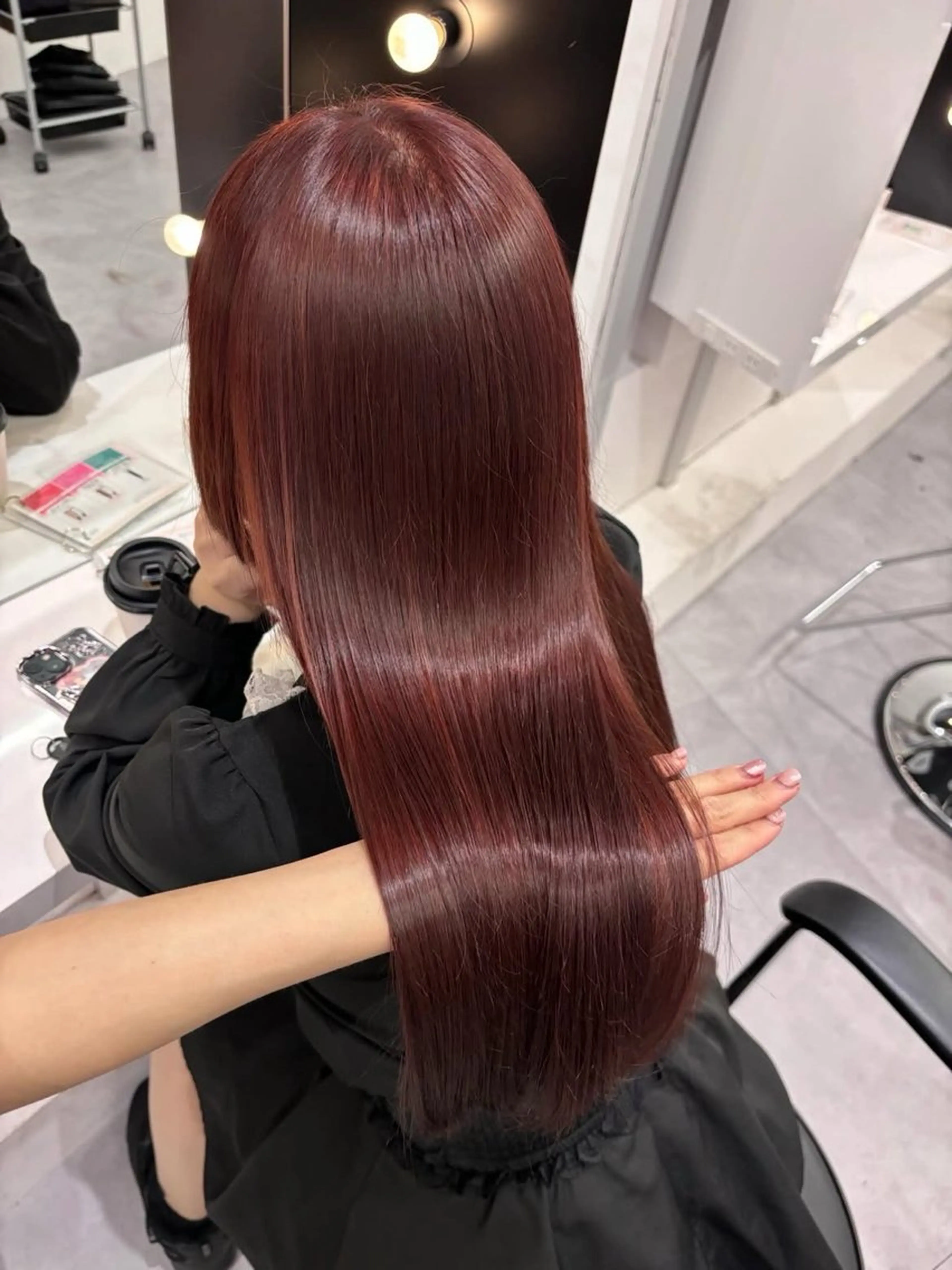 【ダメージレス高発色にオススメ】💖ブリーチなしダブルカラー+カット+ケアトリートメント】💖の写真