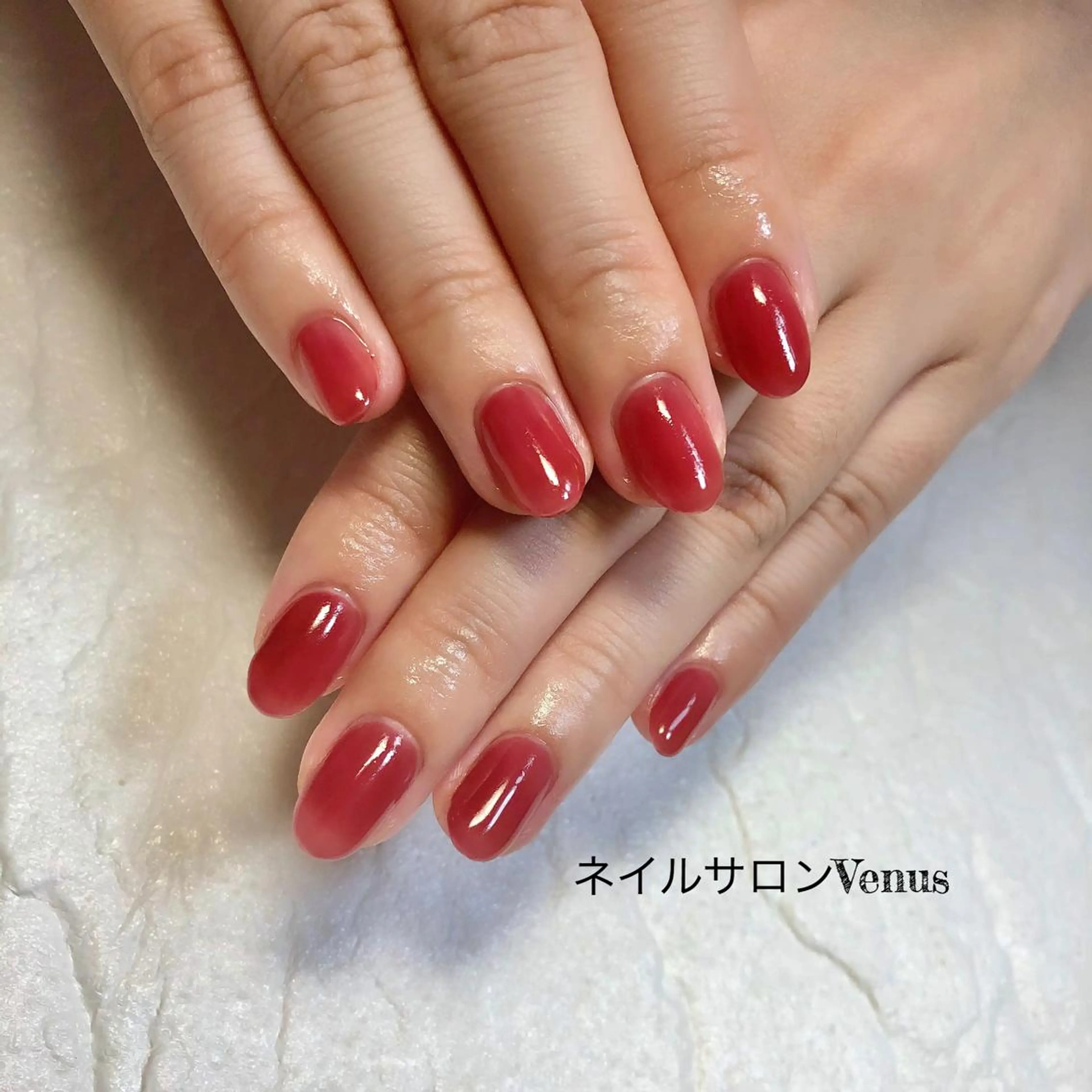 ネイル ワンカラーネイル ハンドネイル Nail salon Venusのネイルデザイン