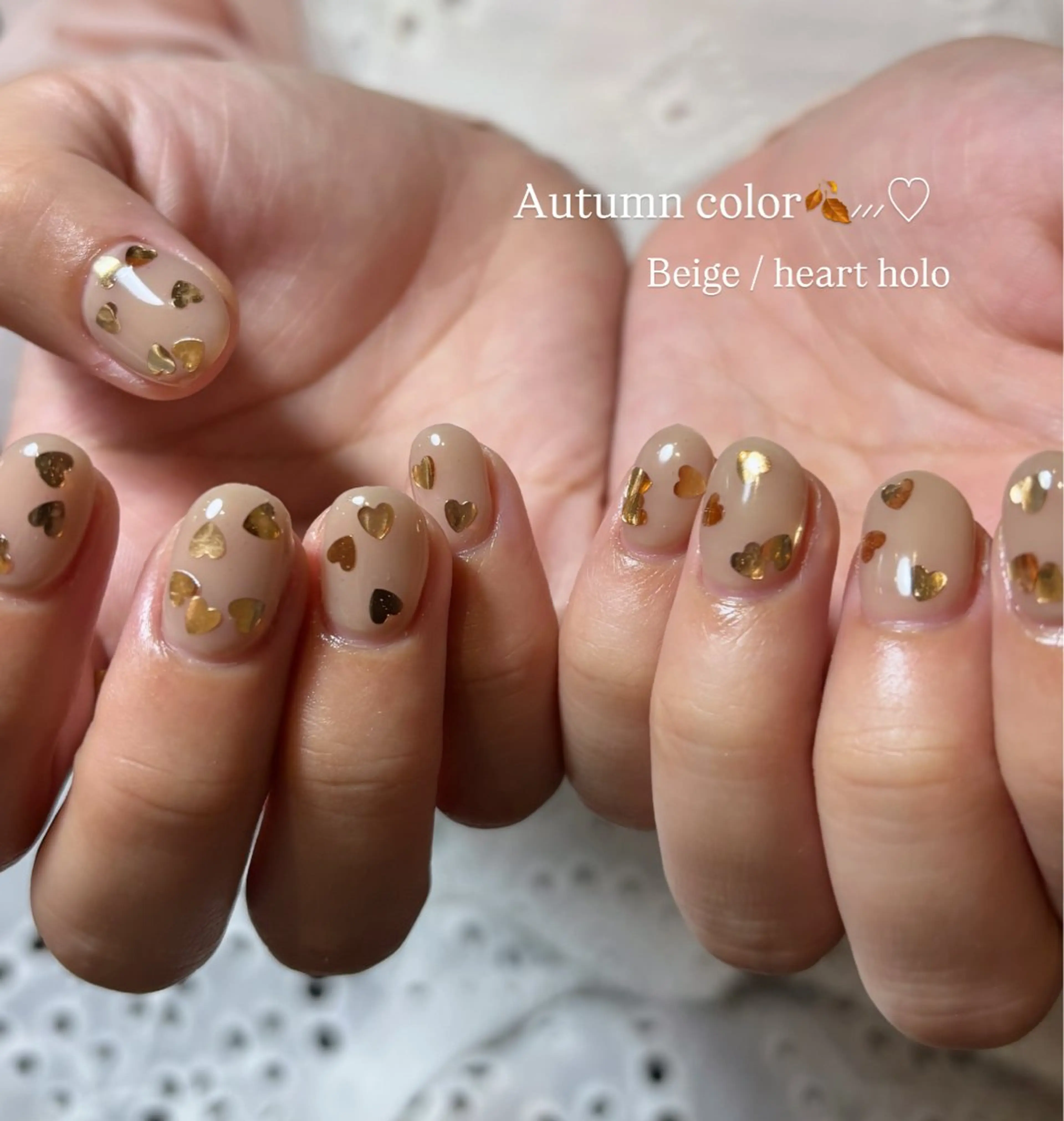 ネイル ハート ハンドネイル Ballie/ Mizukiのネイルデザイン