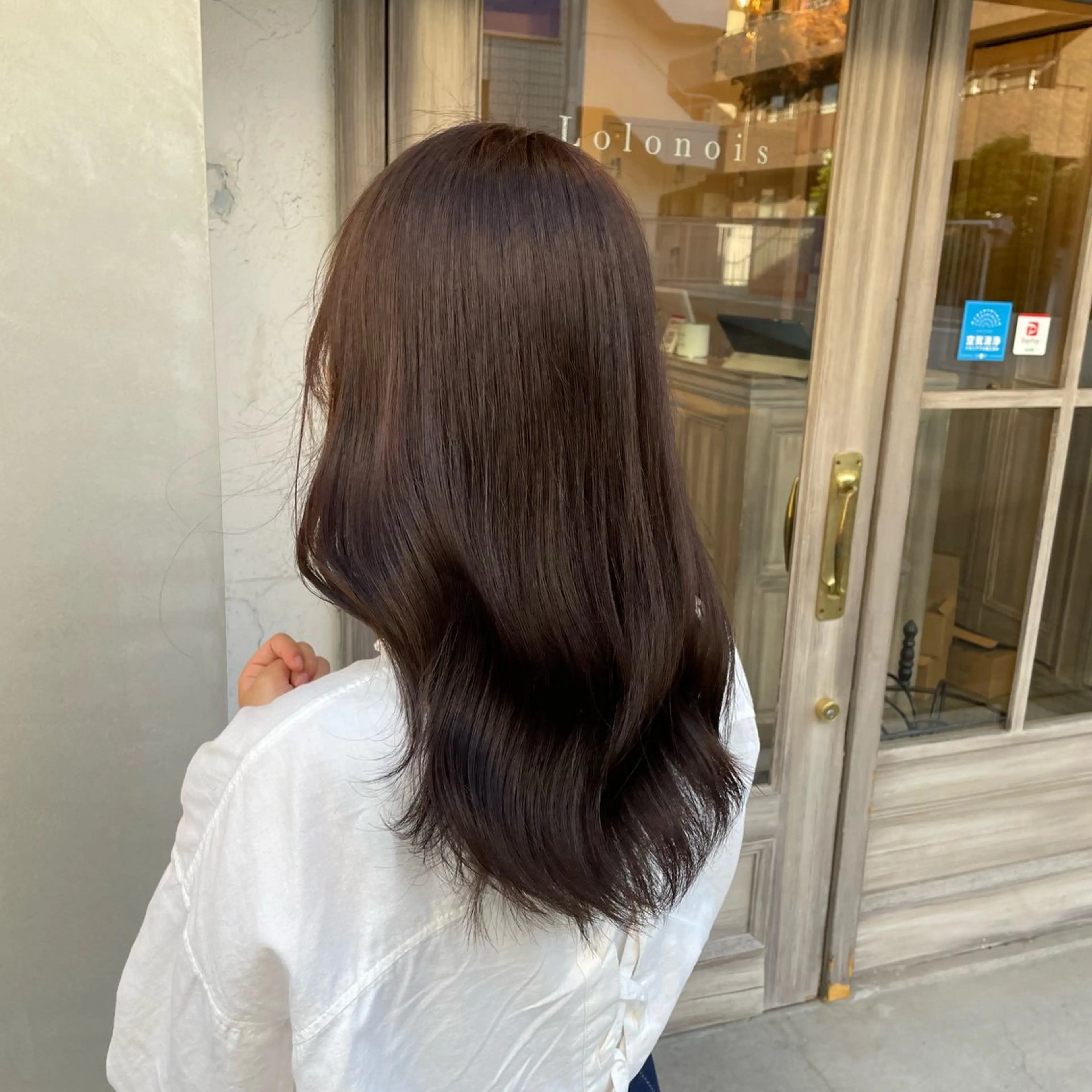 ロング カット ヘアカラー 【脱白髪染め】【髪質 改善】仲井槙一のヘアスタイル