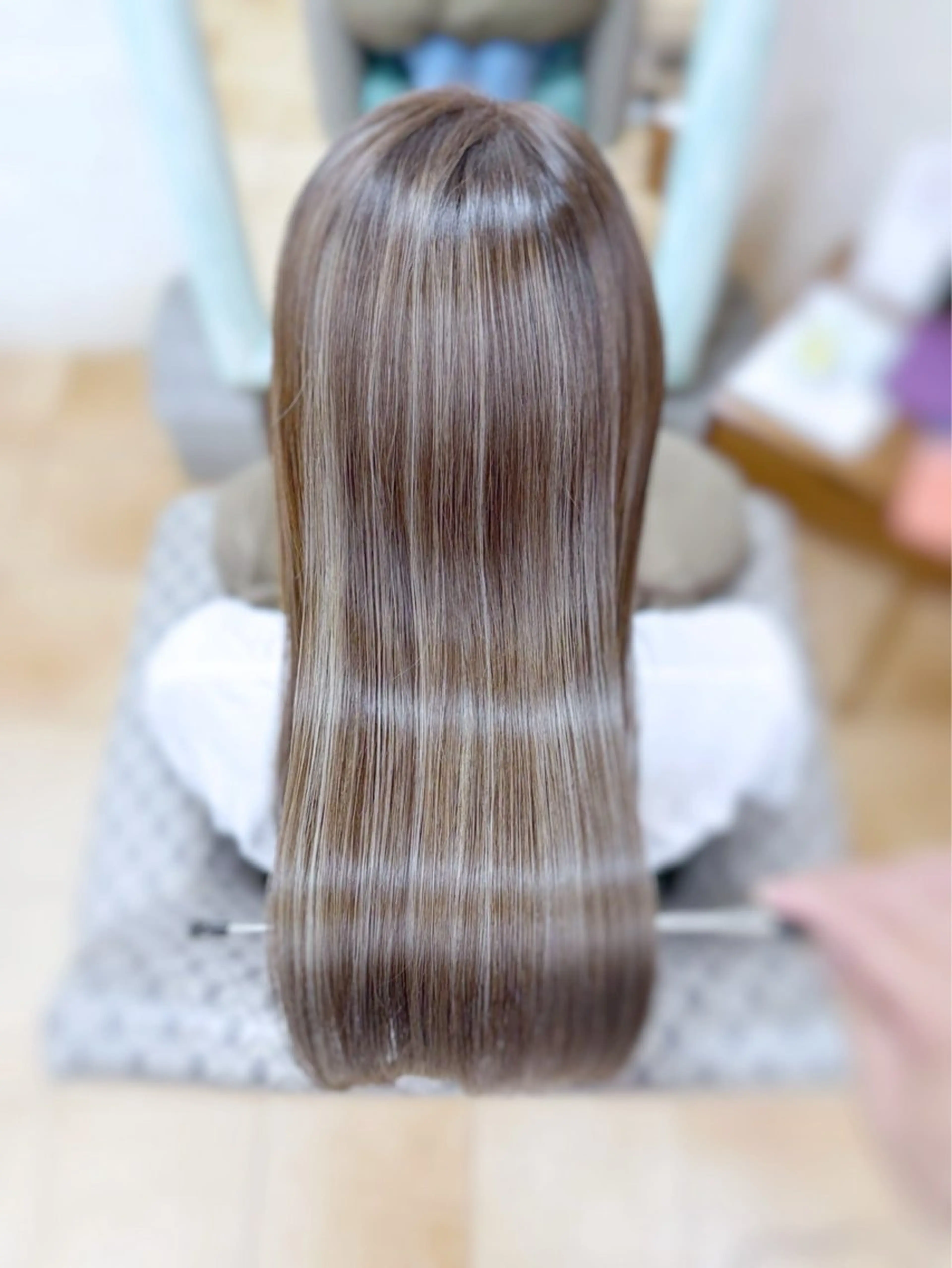 ロング 縮毛矯正 縮毛矯正 dolphin ドルフィンのヘアスタイル