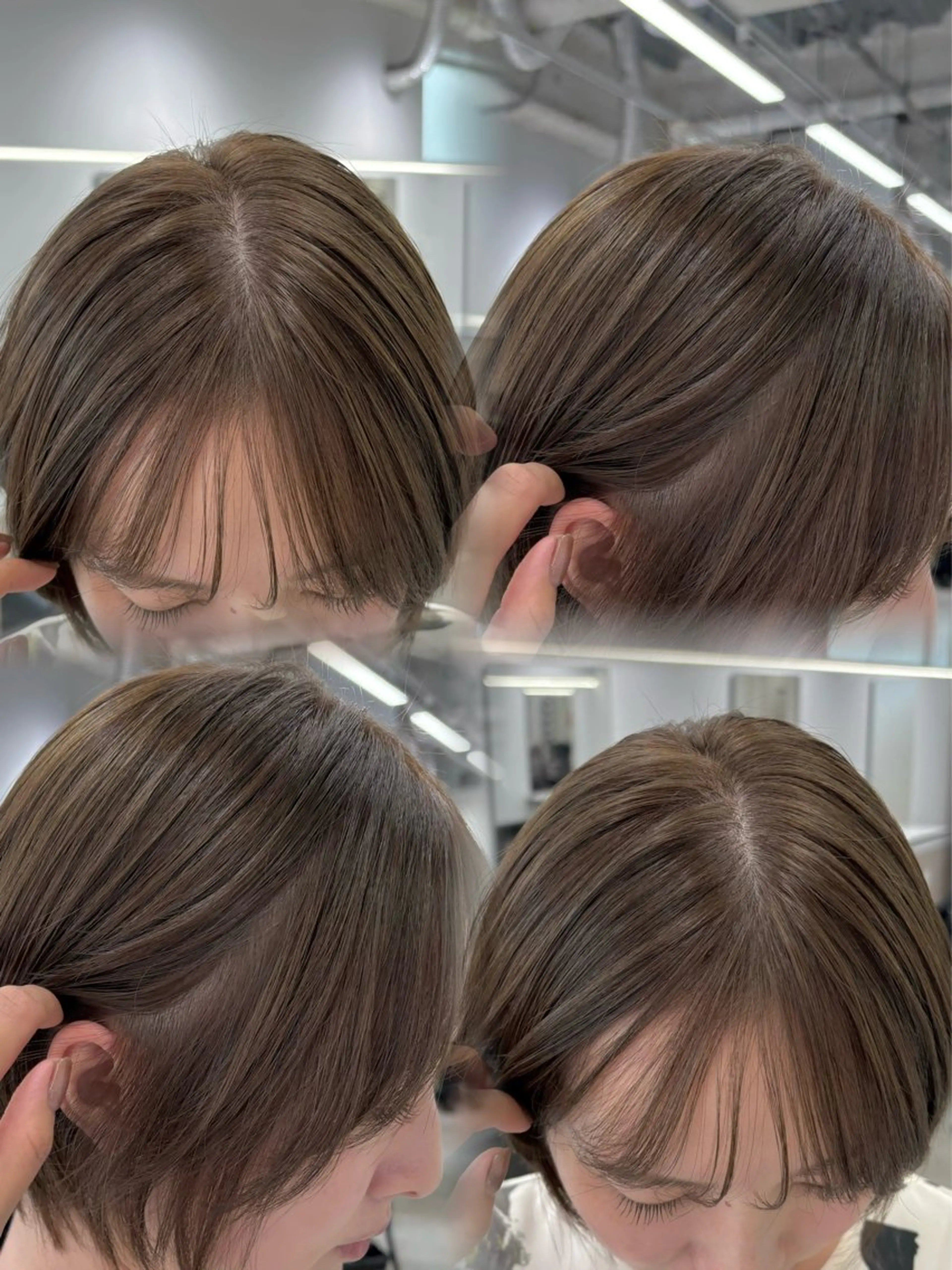 ショート カット ヘアカラー トリートメント aoi🤎 透明感カラー🪄のヘアスタイル